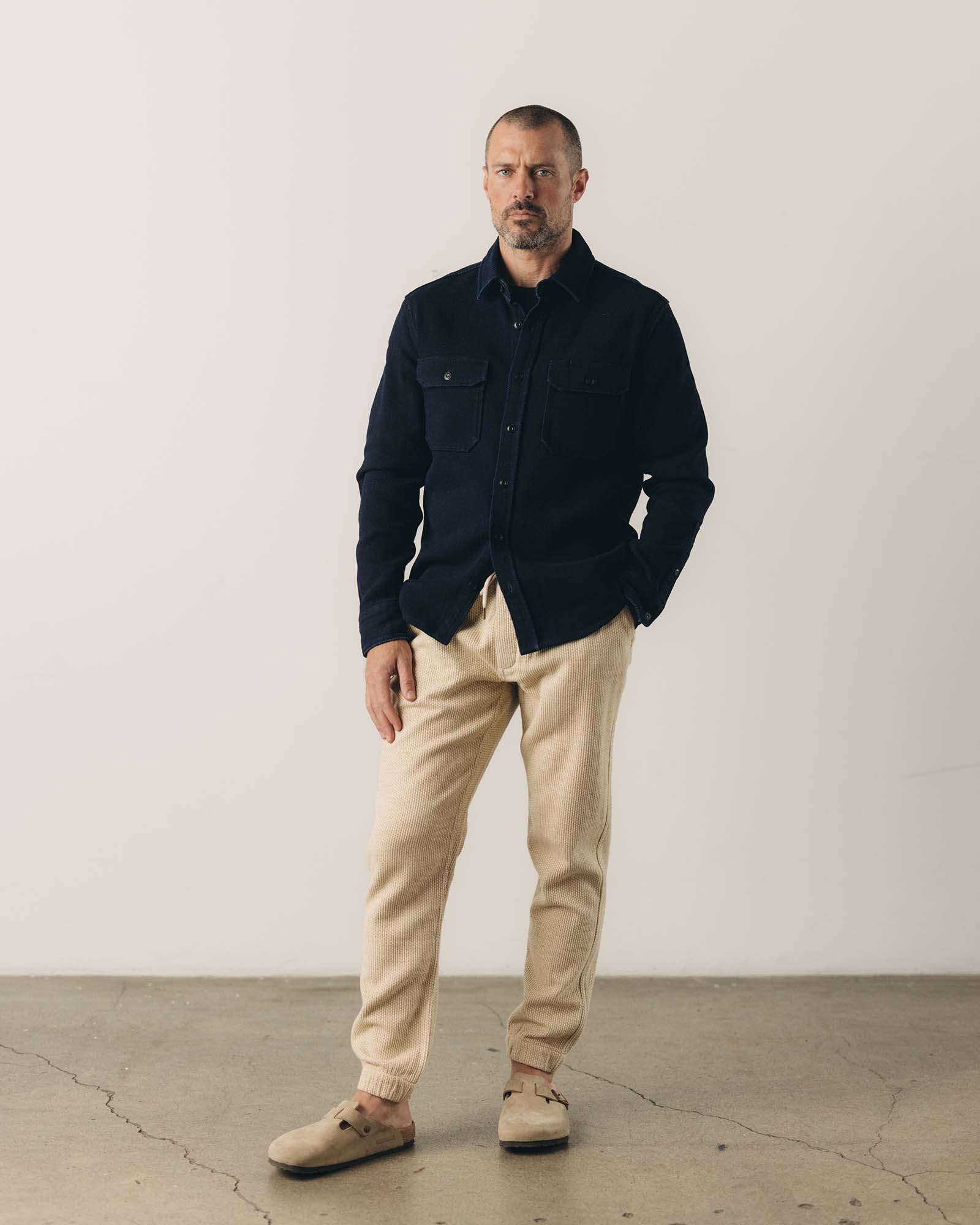 The Division Shirt in Rinsed Indigo | Modern Menswear by yycbvcnbmmnbm