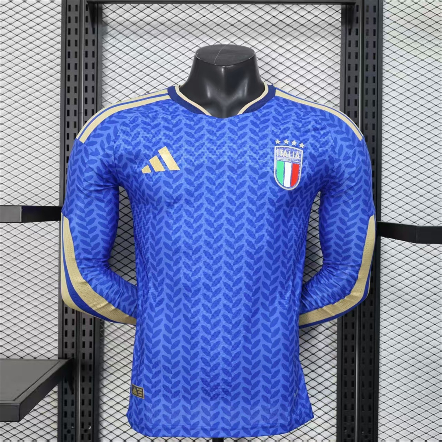 AlphaJersey-Italy 2026 Home Long Sleeves Jersey - Player Version
