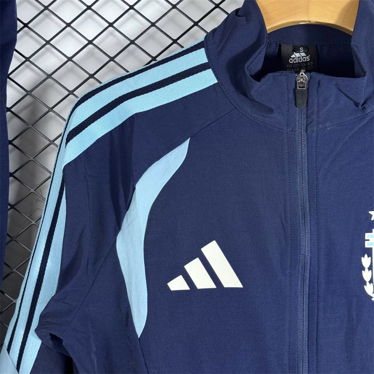 AlphaJersey-Argentina 2026 Windbreaker Training Set - Dark Blue Top and Pants