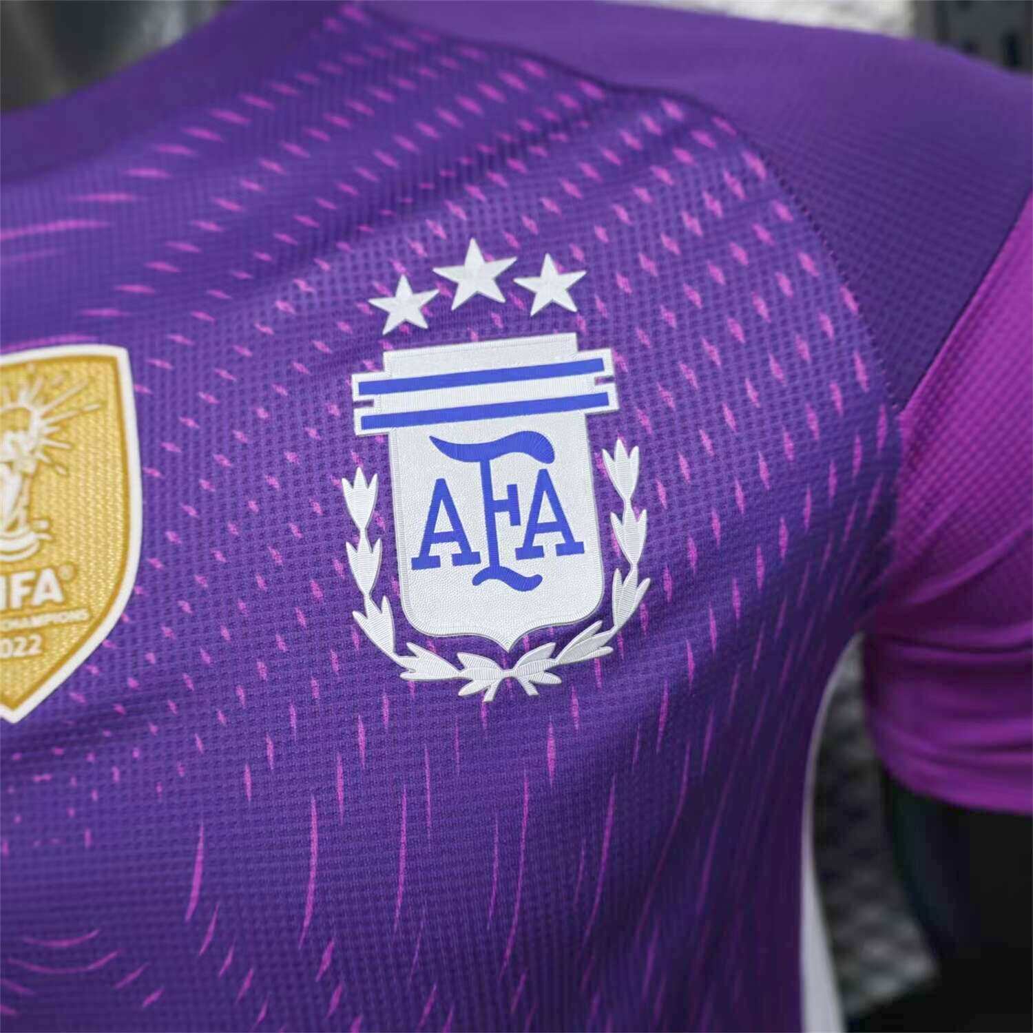 AlphaJersey-Argentina 25-26 Purple Goalkeeper Jersey - Player Version
