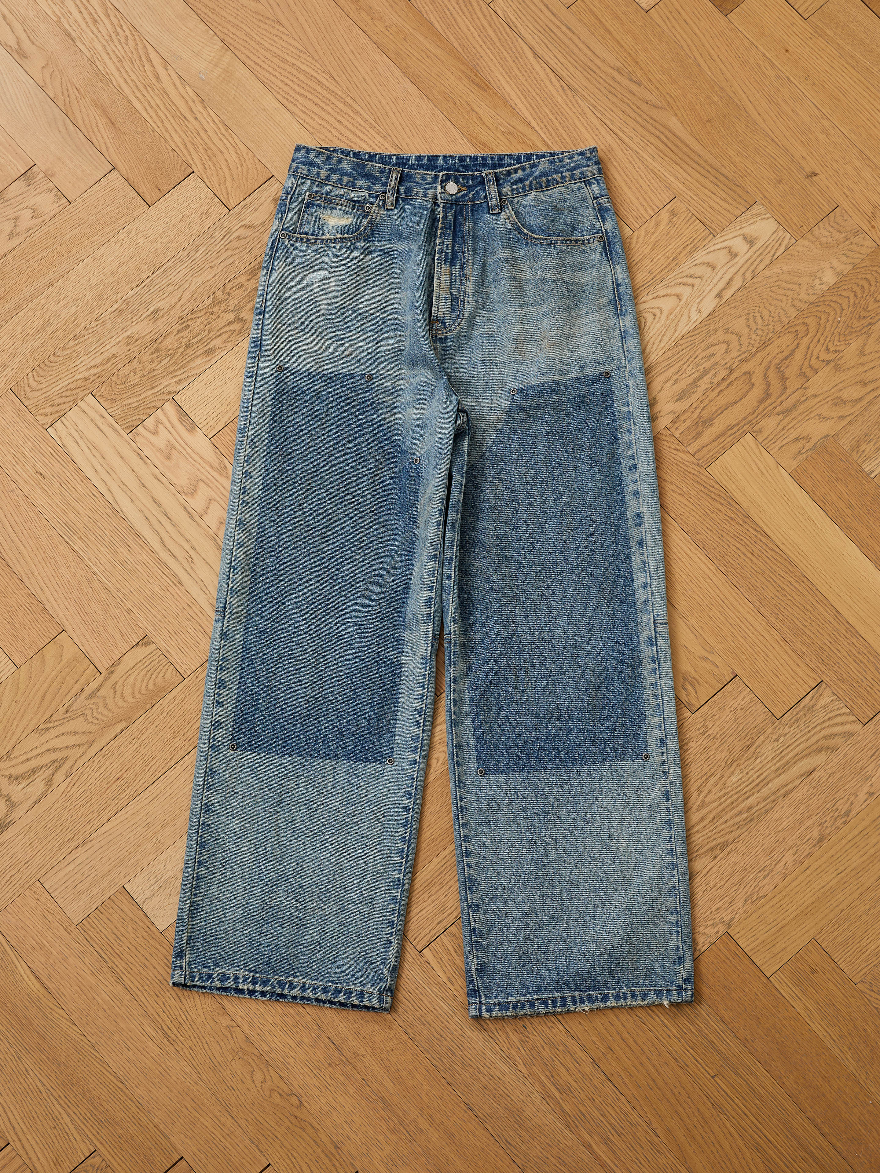Double Knee Carpenter Jeans | Modern Menswear by yycbvcnbmmnbm