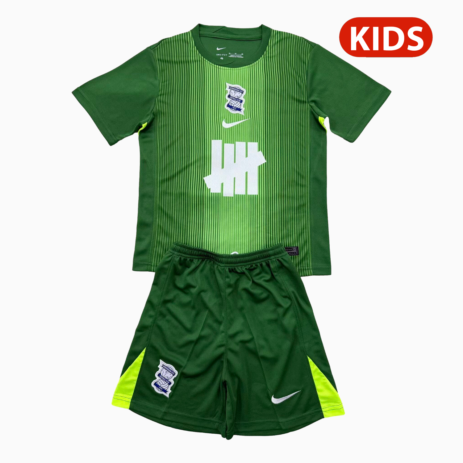 AlphaJersey-Birmingham City 25-26 Green Goalkeeper Kids Kit