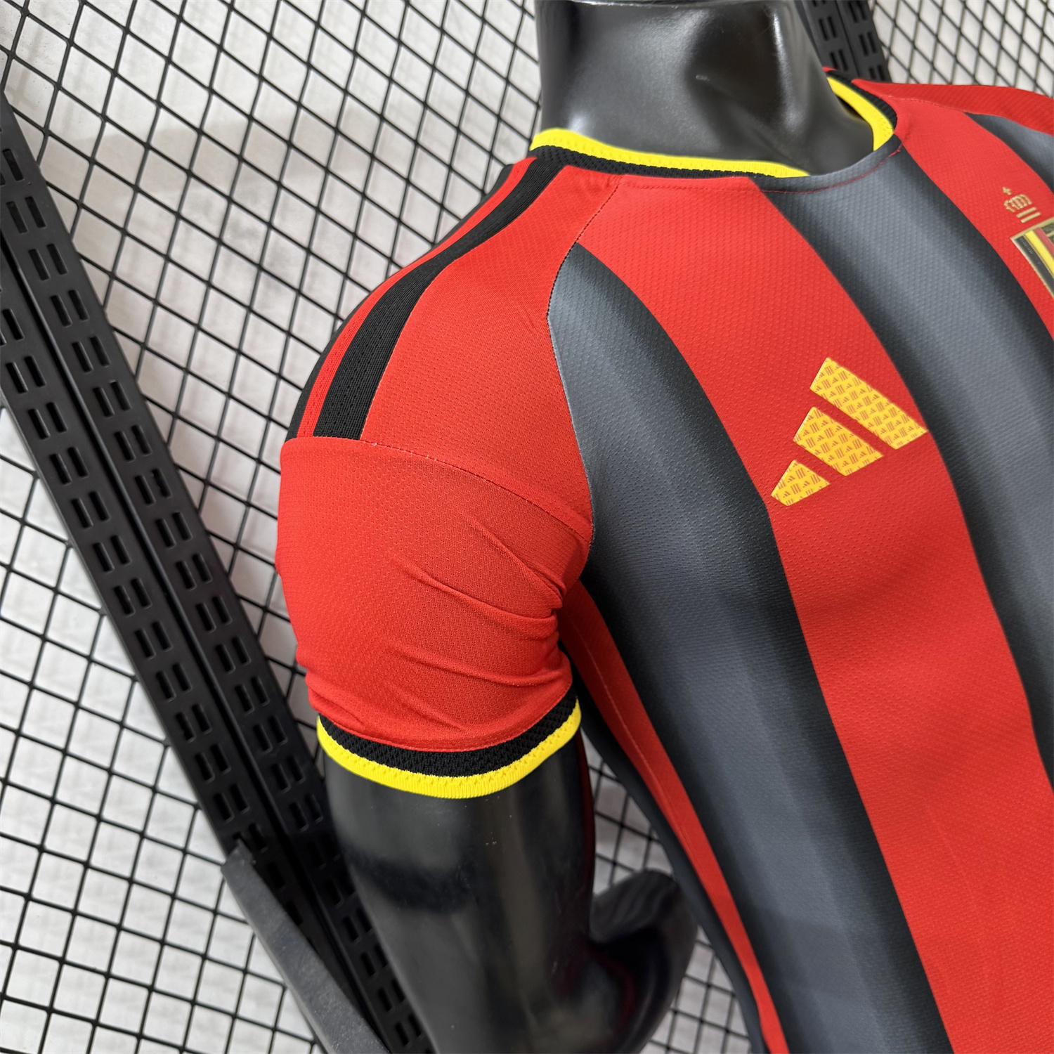 AlphaJersey-Belgium 2026 Red And Black Special Jersey - Player Version