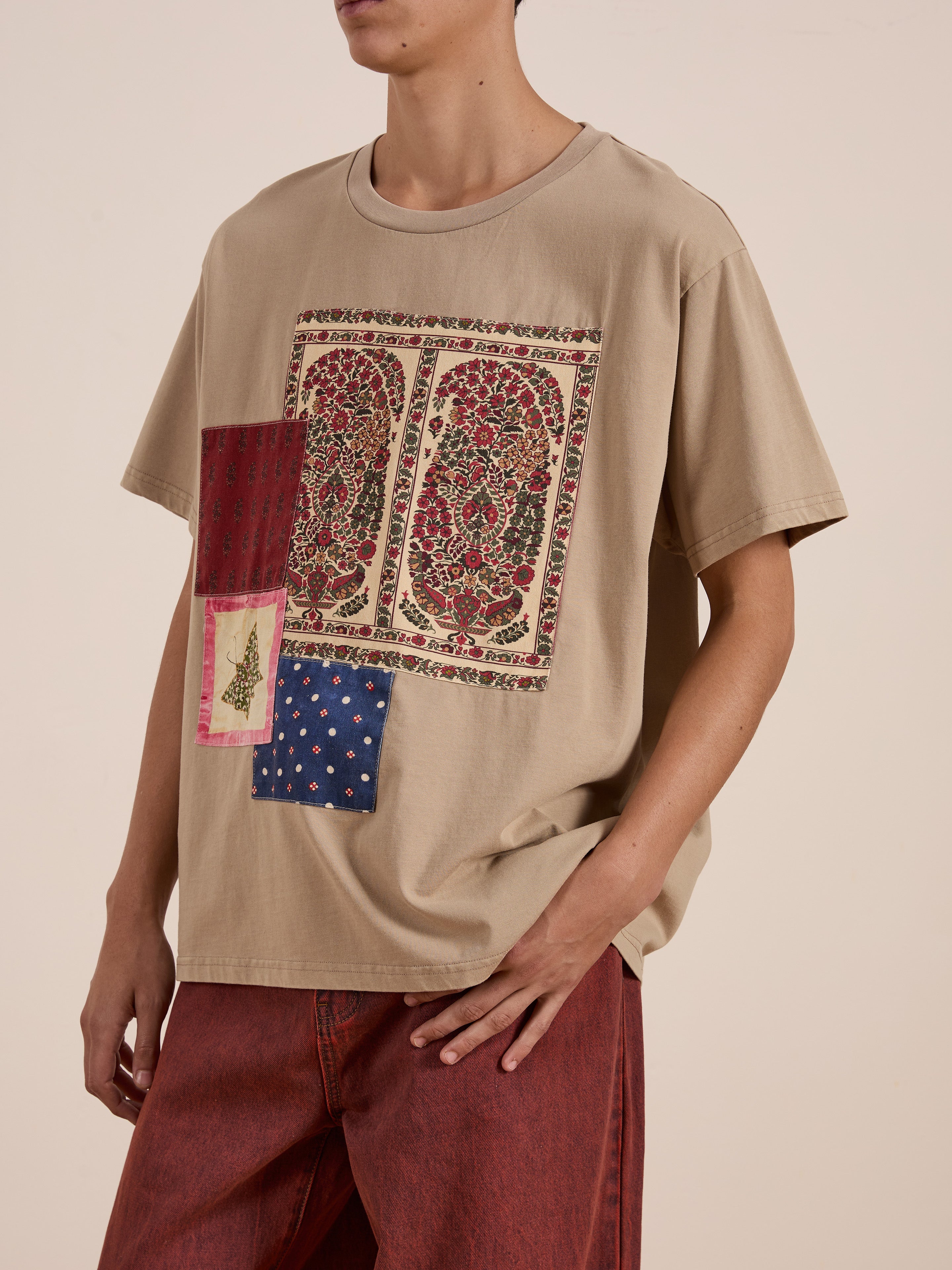Patchwork Tee | Modern Menswear by yycbvcnbmmnbm