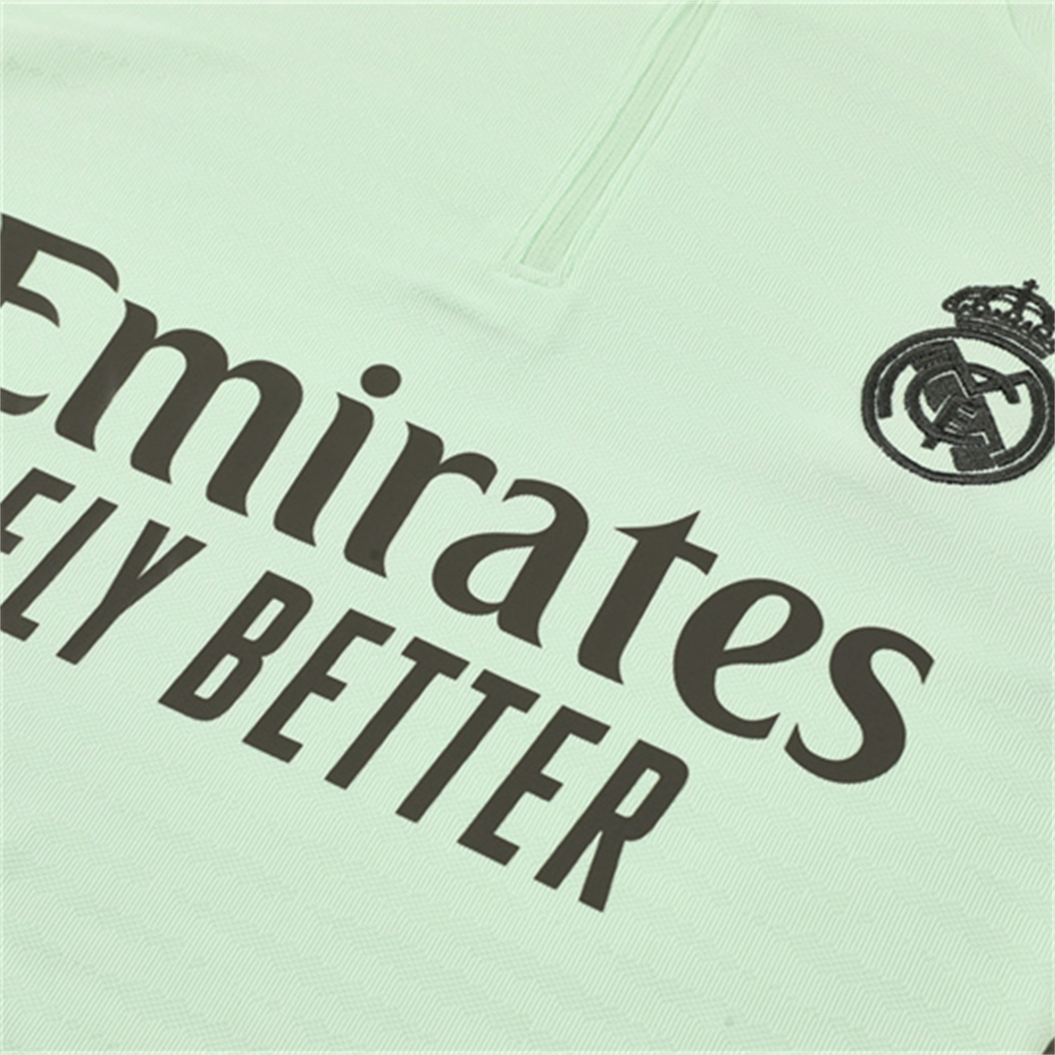 AlphaJersey-Real Madrid 25-26 Kids Long Sleeve Training Set - Player Version - Light Green Top and Khaki Pants