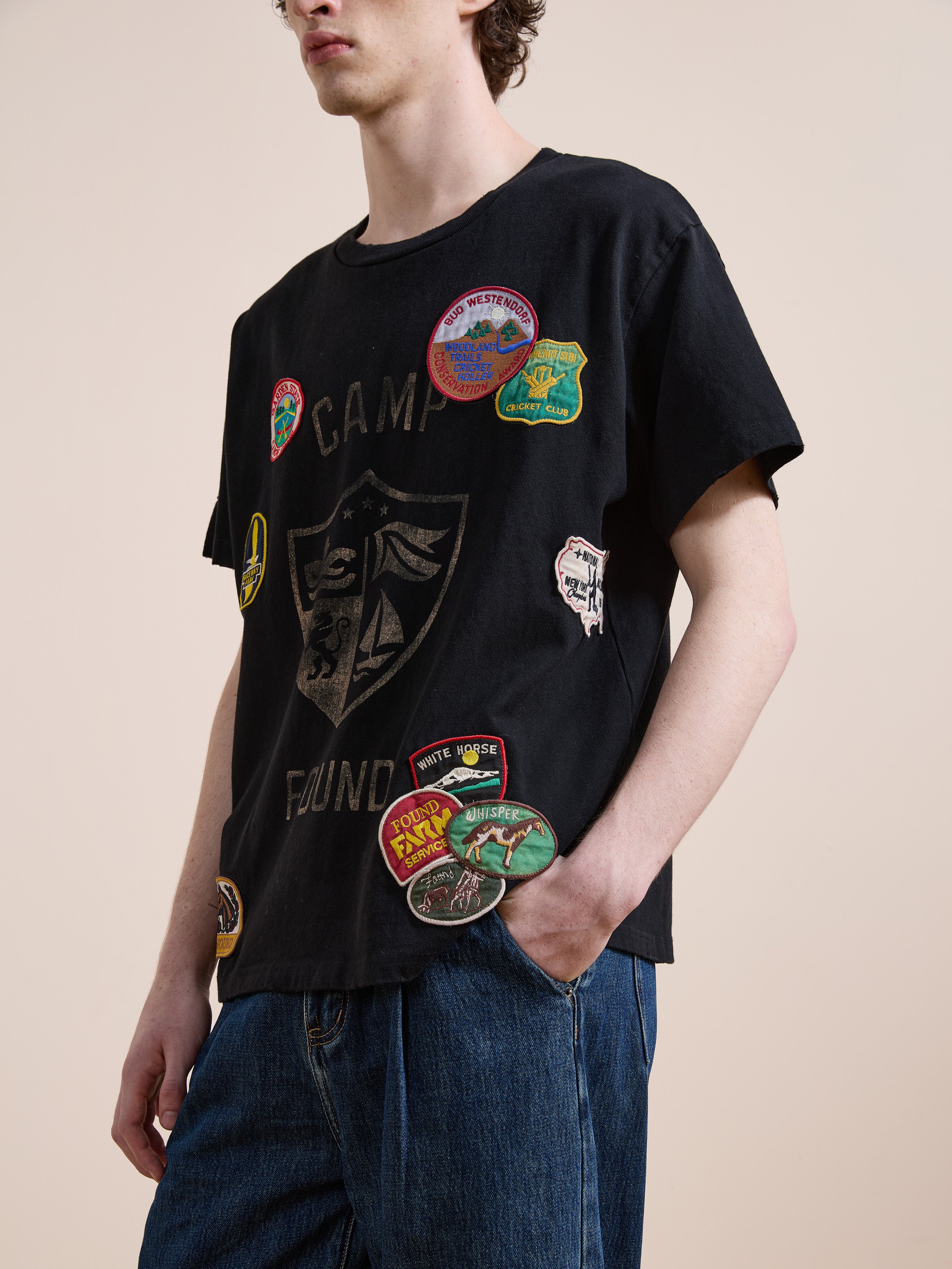 Patchwork Camp Tee | Modern Menswear by yycbvcnbmmnbm