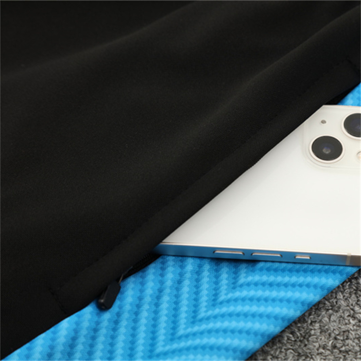 AlphaJersey-Napoli 25-26 Kids Long Sleeve Training Set - Gray Mecha Top & Black Pants