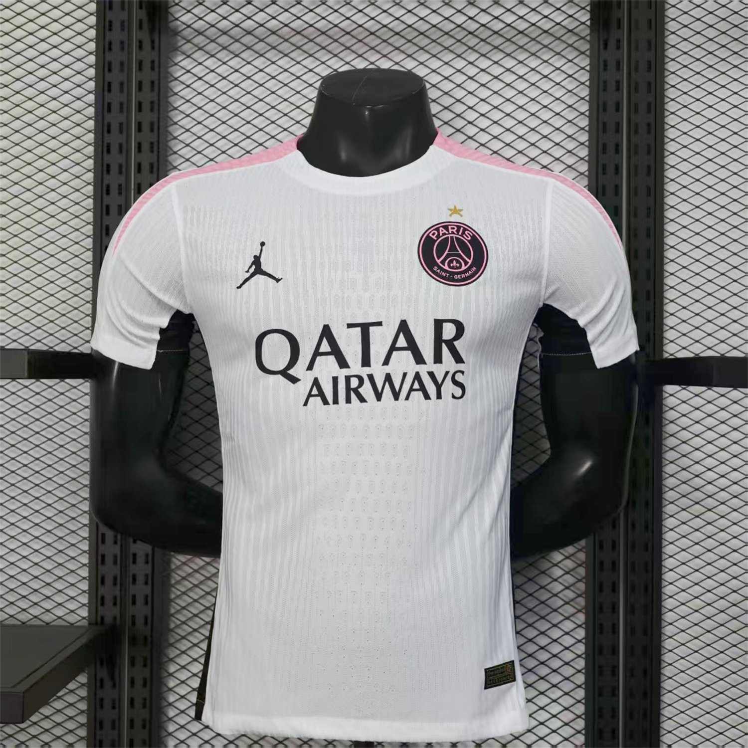 AlphaJersey-Paris Saint-Germain PSG 25-26 White Pre-Match Training Jersey - Player Version