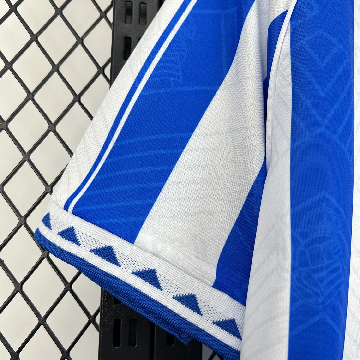 AlphaJersey-Real Sociedad 25-26 White With Royal Blue Retro Style Special Jersey - Fans Version
