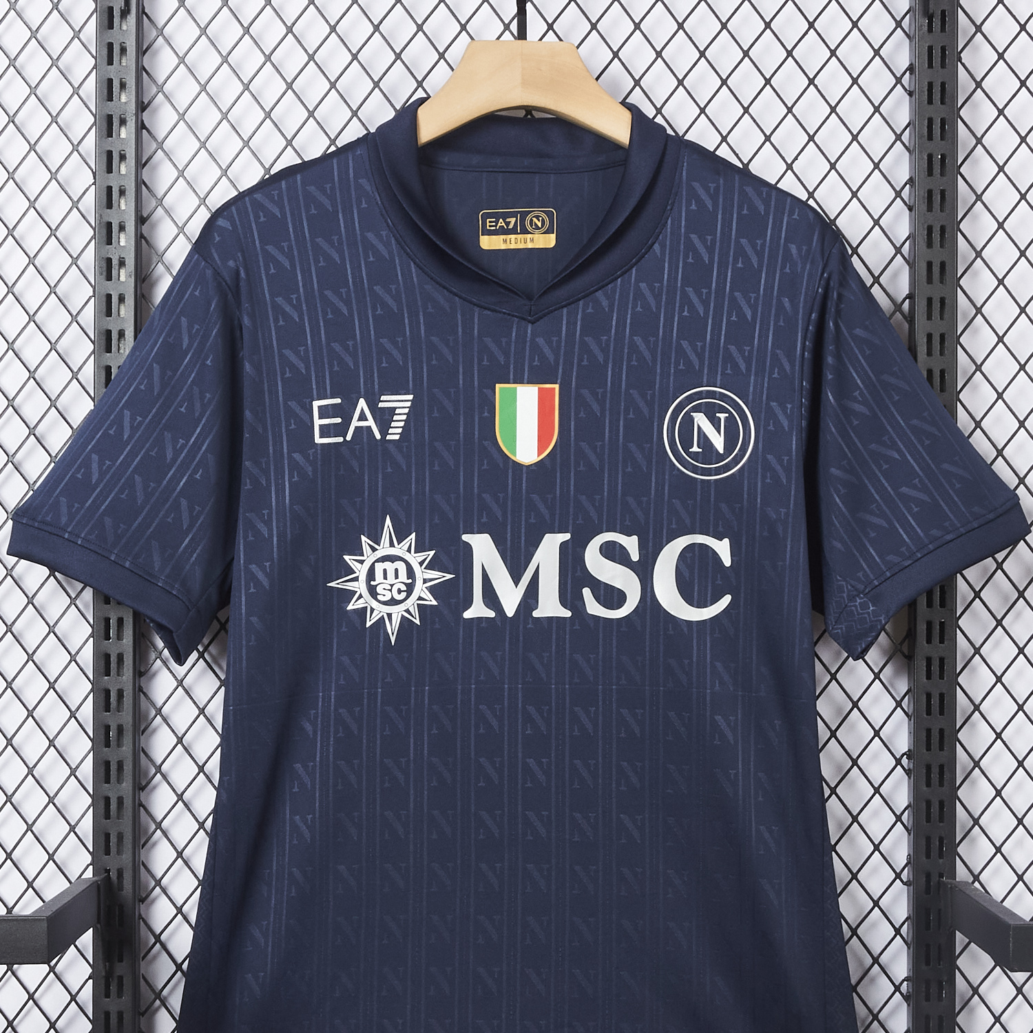 AlphaJersey-Napoli 25-26 European Third Deep Blue Jersey - Fans Version