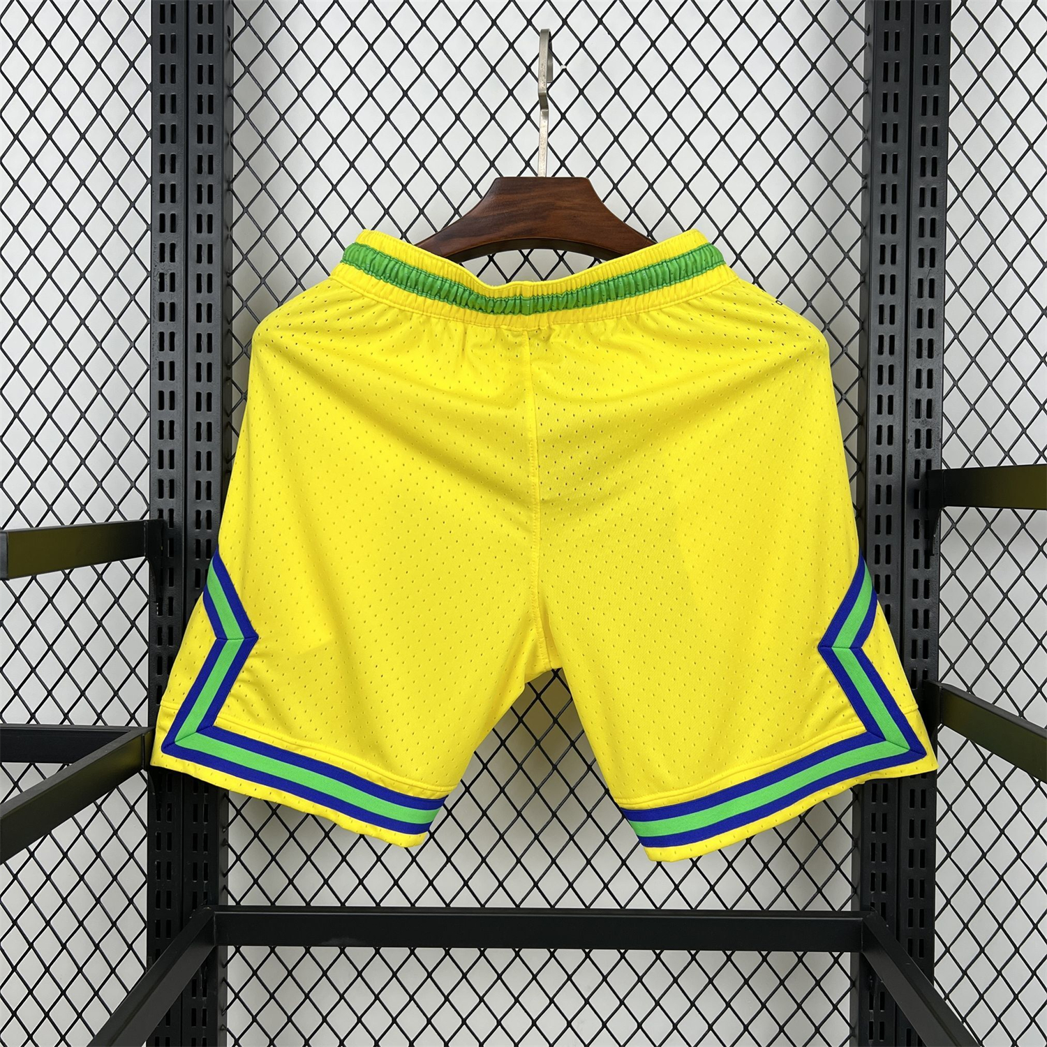AlphaJersey-Brazil 2026 Yellow Casual Shorts - Fans Version