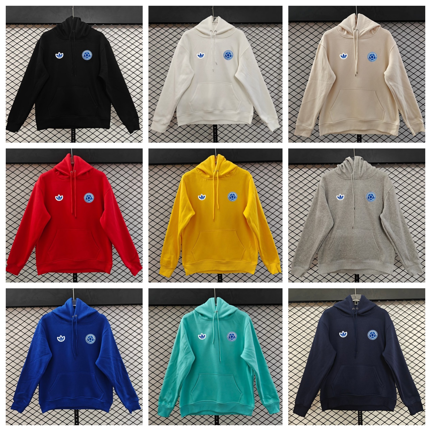 AlphaJersey-Colombia 2026 Terrace Icon Unisex Pullover Hoodie