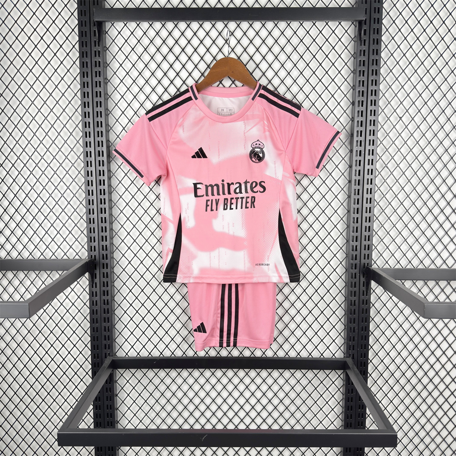 AlphaJersey-Real Madrid 26-27 Pink Special Kids Kit
