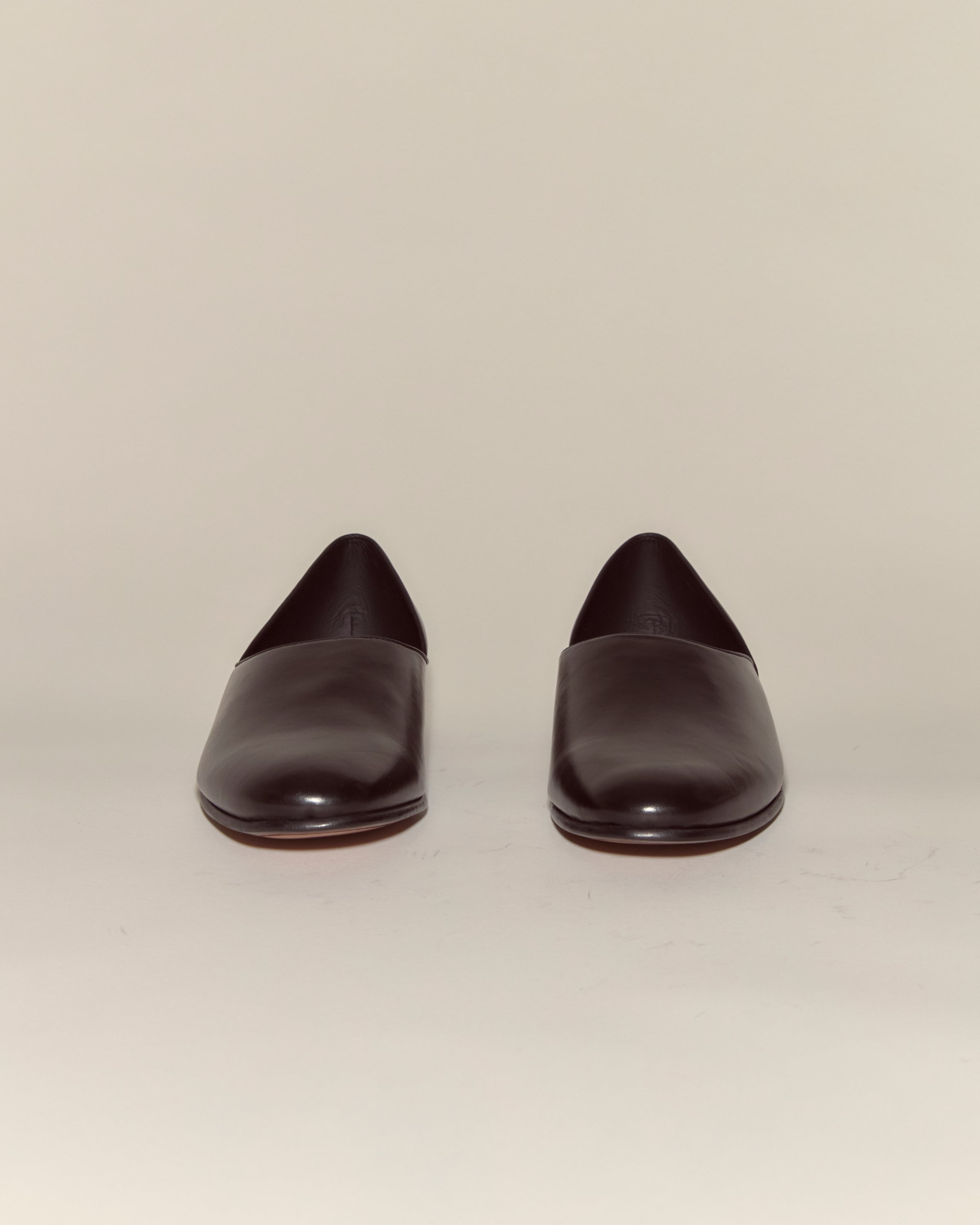 Leather House Shoes - Black | Modern Menswear by yycbvcnbmmnbm