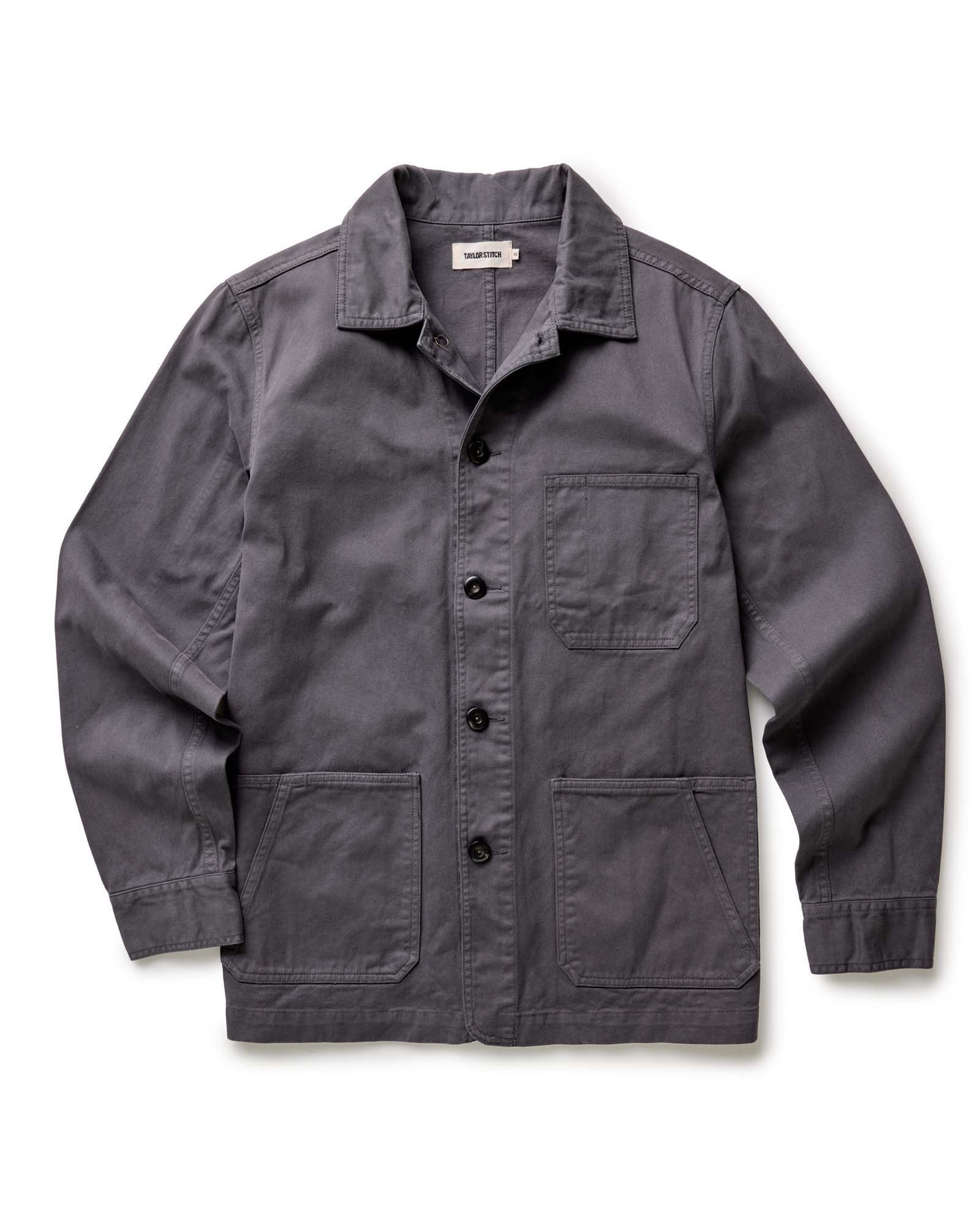 The Ojai Jacket in Organic Charcoal Foundation Twill | Modern Menswear by yycbvcnbmmnbm