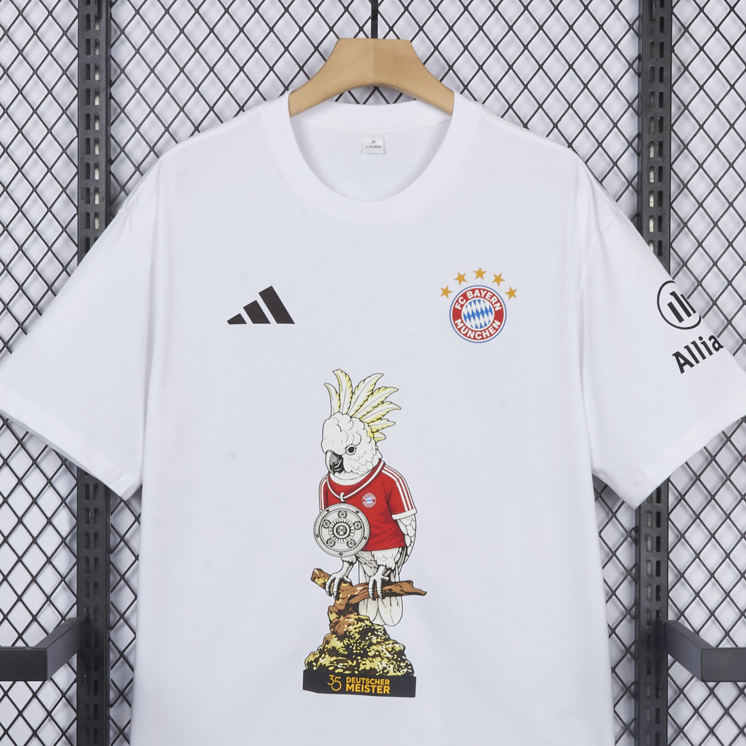 AlphaJersey-Bayern Munich 25-26 “35. Deutscher Meister” Championship Commemorative White T-shirt