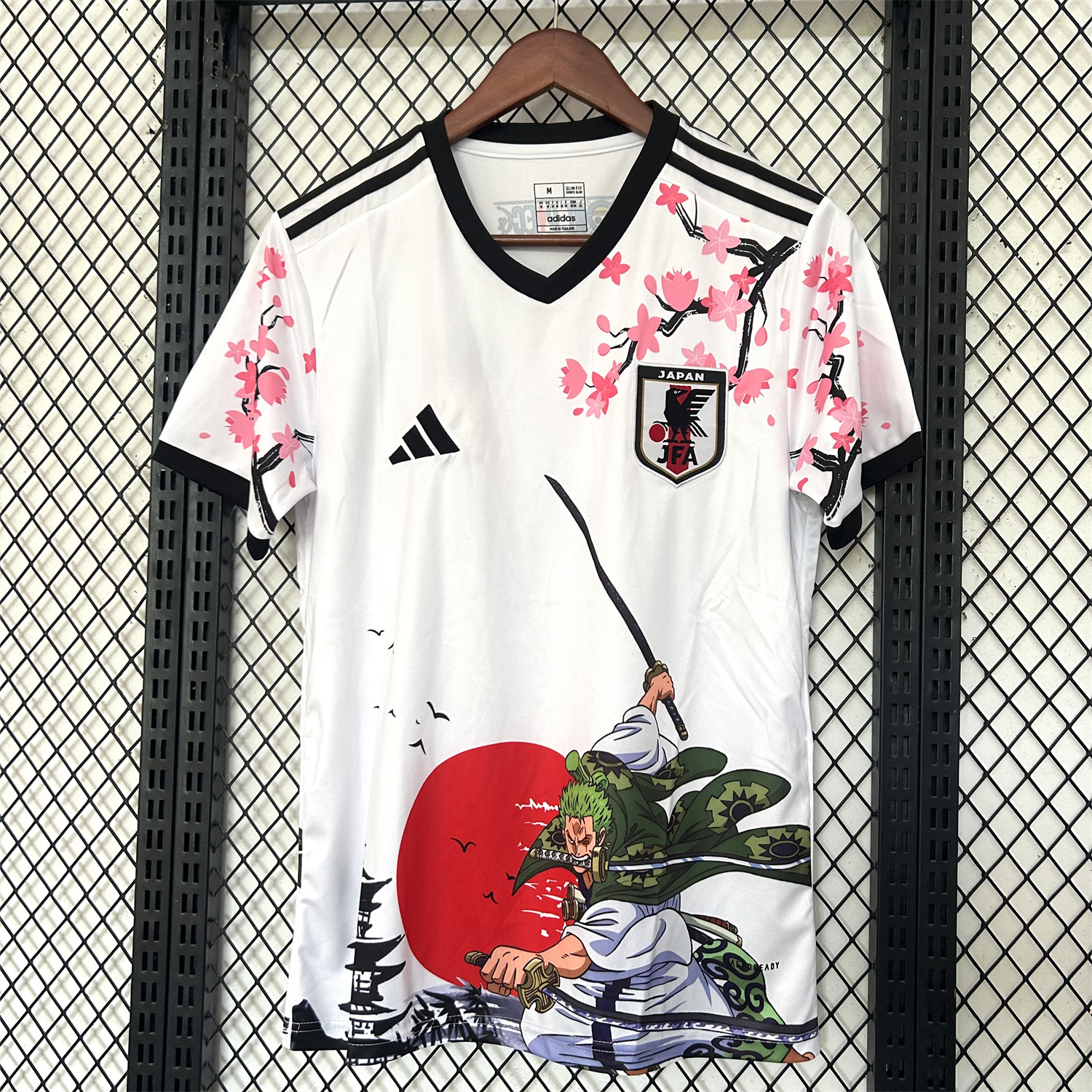 AlphaJersey-Japan 25-26 Roronoa Zoro White Special Jersey - Fans Version