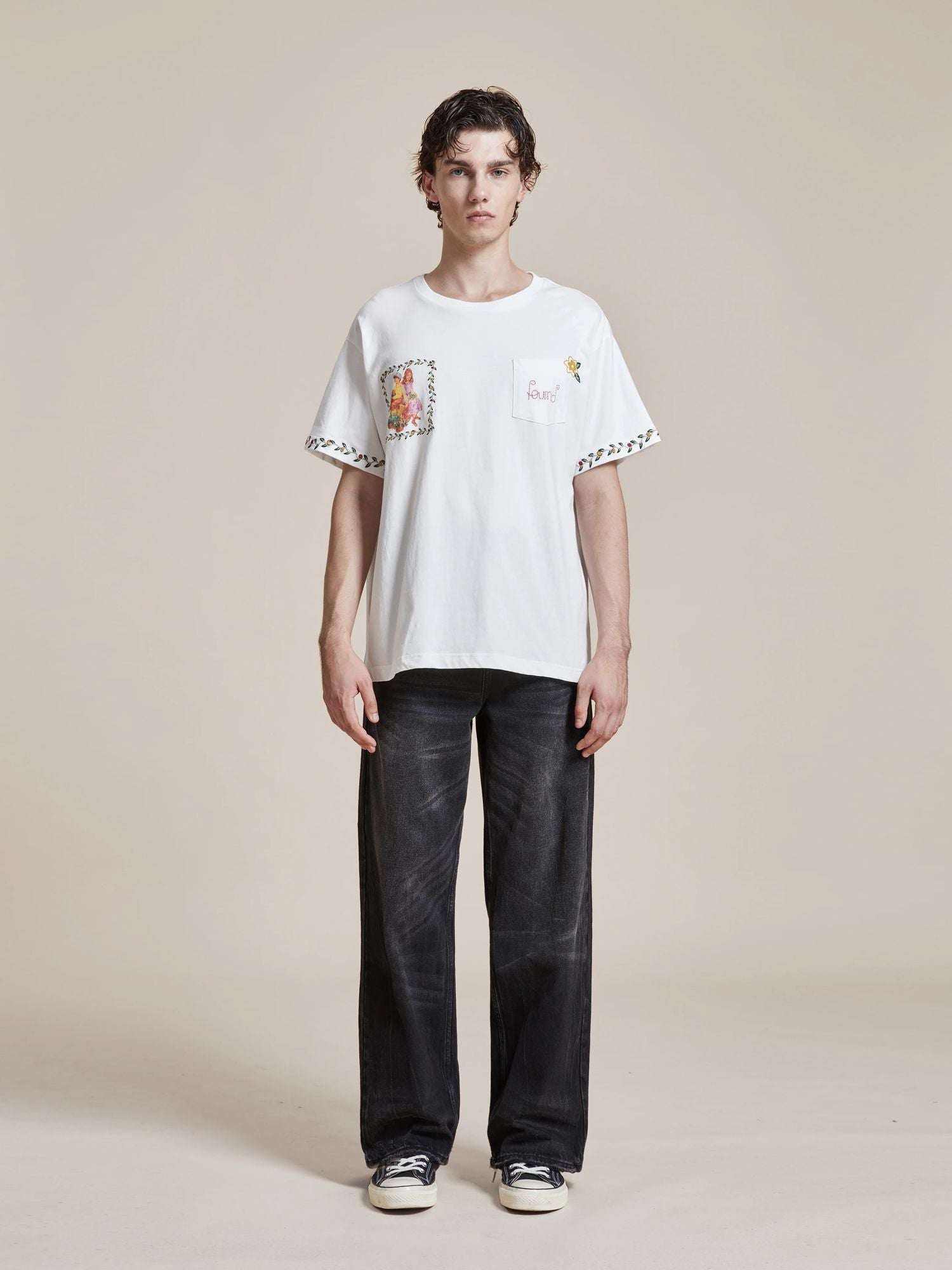 Flower Children Tee | Modern Menswear by yycbvcnbmmnbm