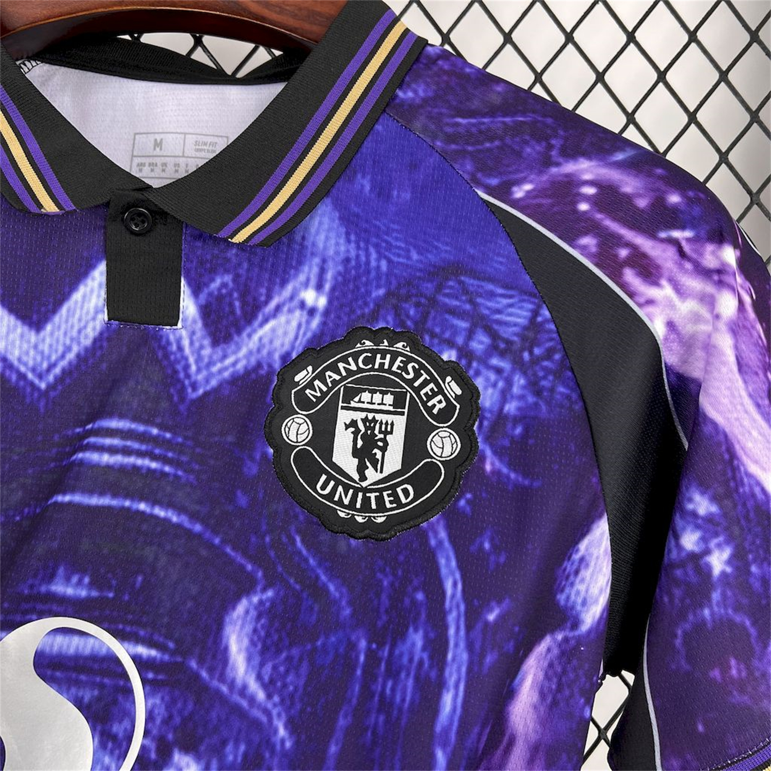 AlphaJersey-Manchester United 25-26 Blue and Purple Premier League Championship Trophy Special Edition Jersey - Fans Version