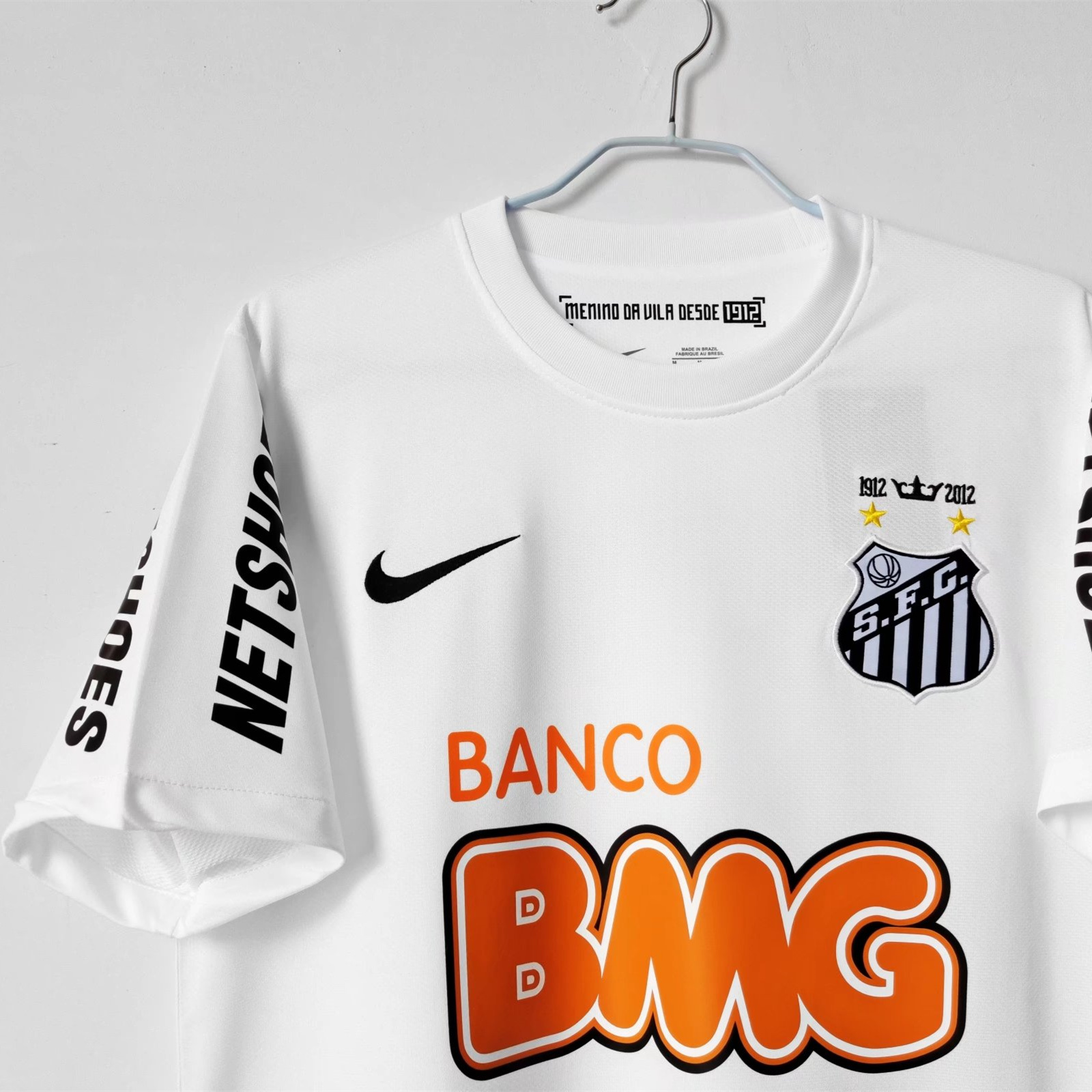 AlphaJersey-Retro Santos 2012 Home Stadium Jersey