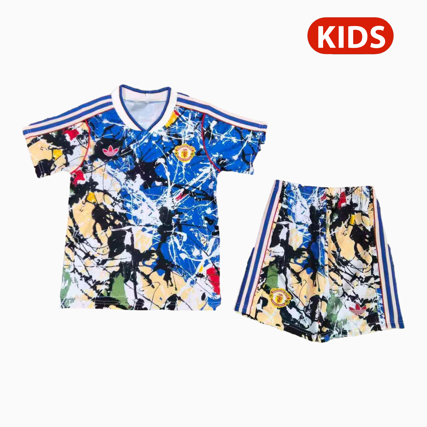 AlphaJersey-Manchester United 25-26 Stone Roses Special Kids Kit