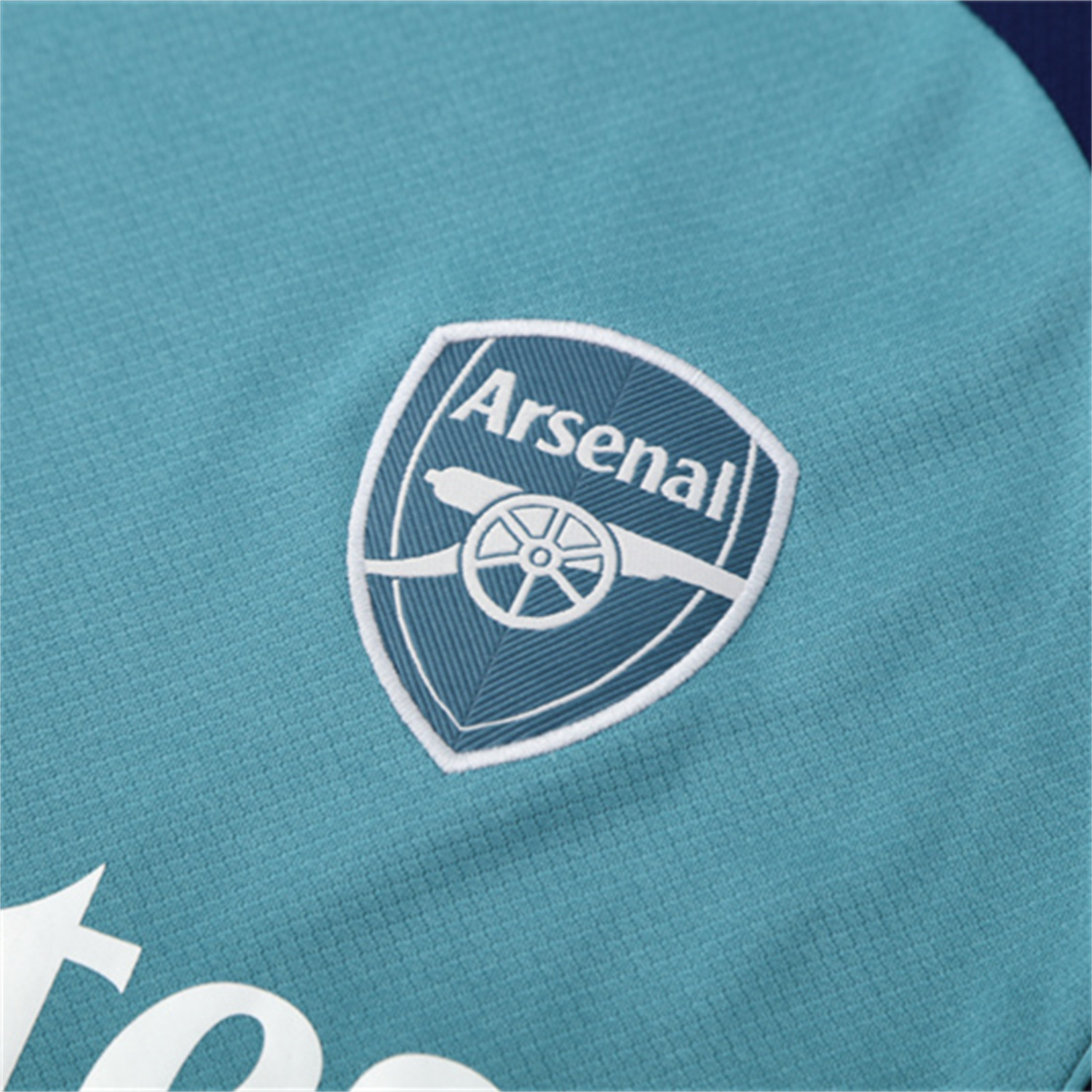 AlphaJersey-Arsenal 25-26 Short-Sleeve Training Set - Green Top and Deep Blue Shorts