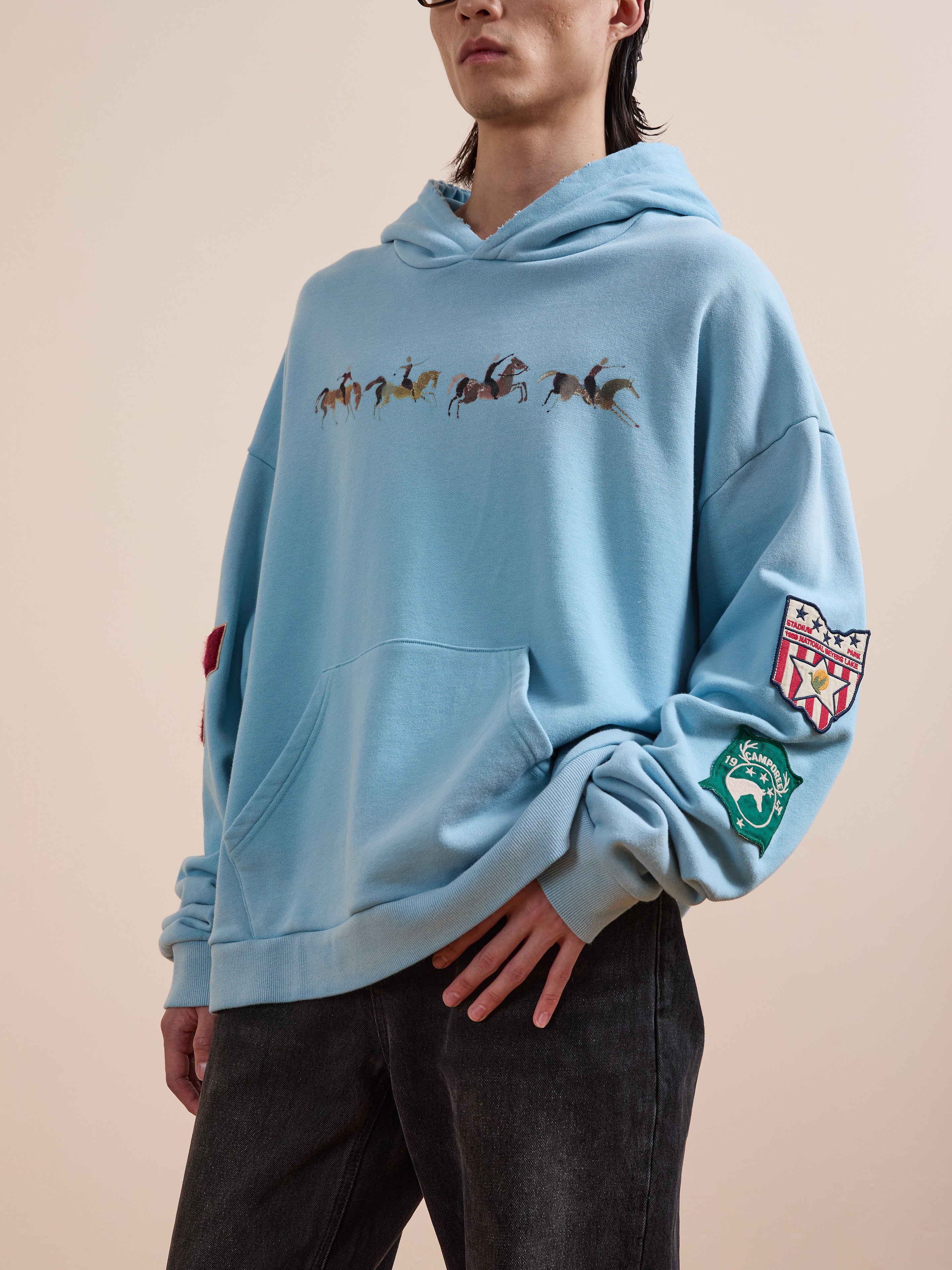 Horse Line Hoodie | Modern Menswear by yycbvcnbmmnbm