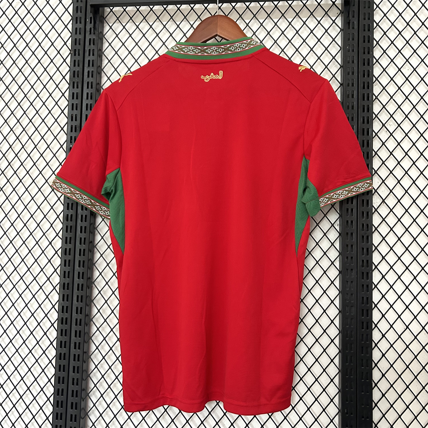 AlphaJersey-【Two-Crown Star】Morocco 2026 Home Jersey - Fans Version