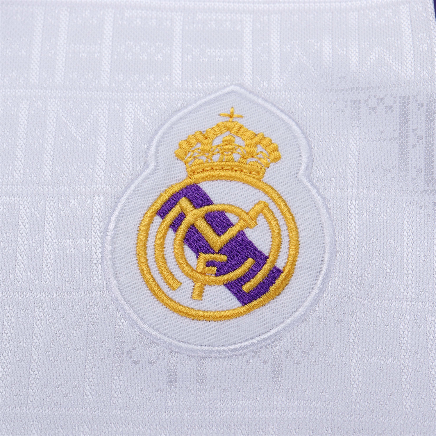 AlphaJersey-Retro Real Madrid 1988-90 Home Kids Kit