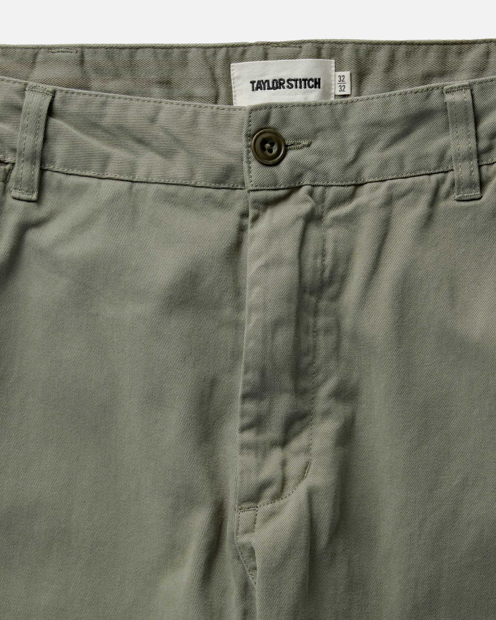 The Straight Foundation Pant in Organic Smoked Olive | Modern Menswear by yycbvcnbmmnbm