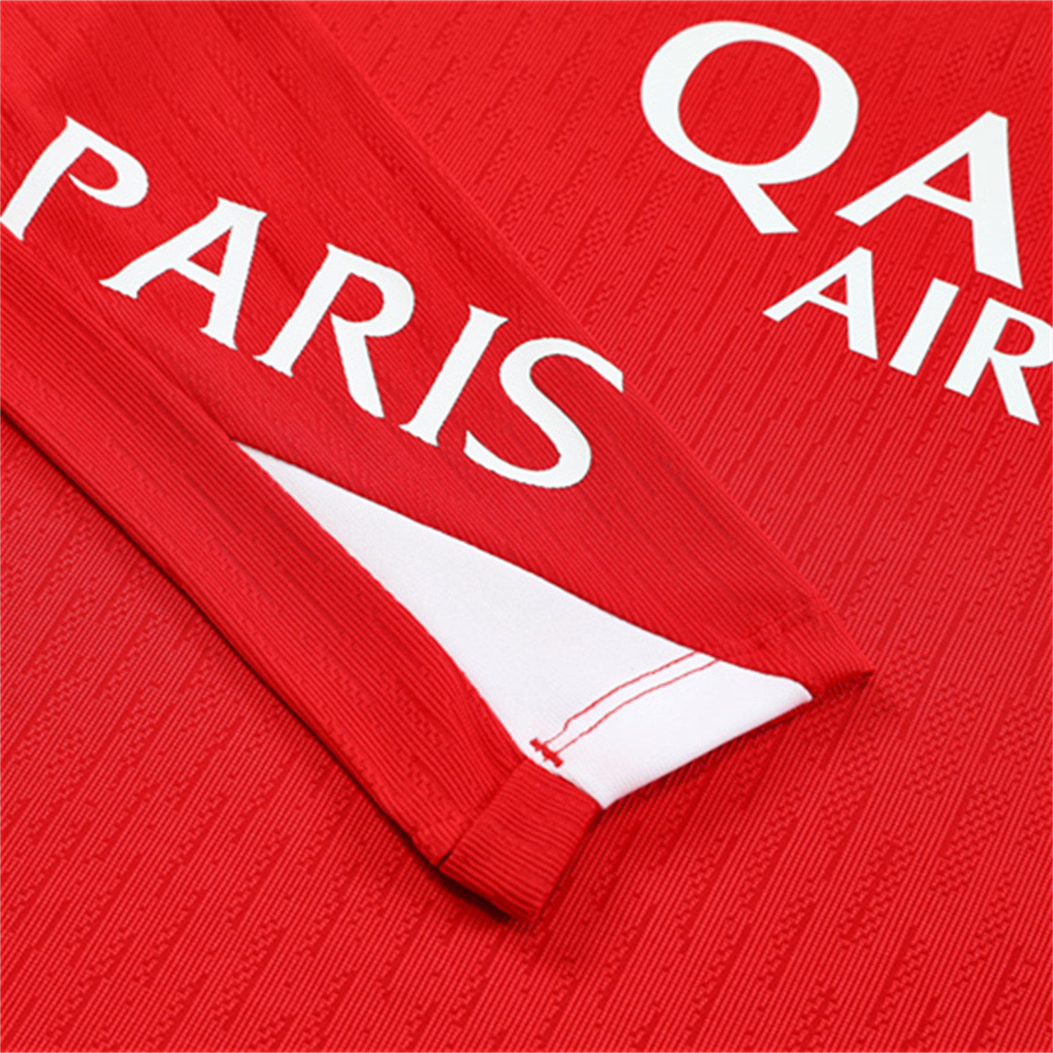 AlphaJersey-Paris Saint-Germain PSG 25-26 Long Sleeves Training Set - Red Top & Royal Blue Pants