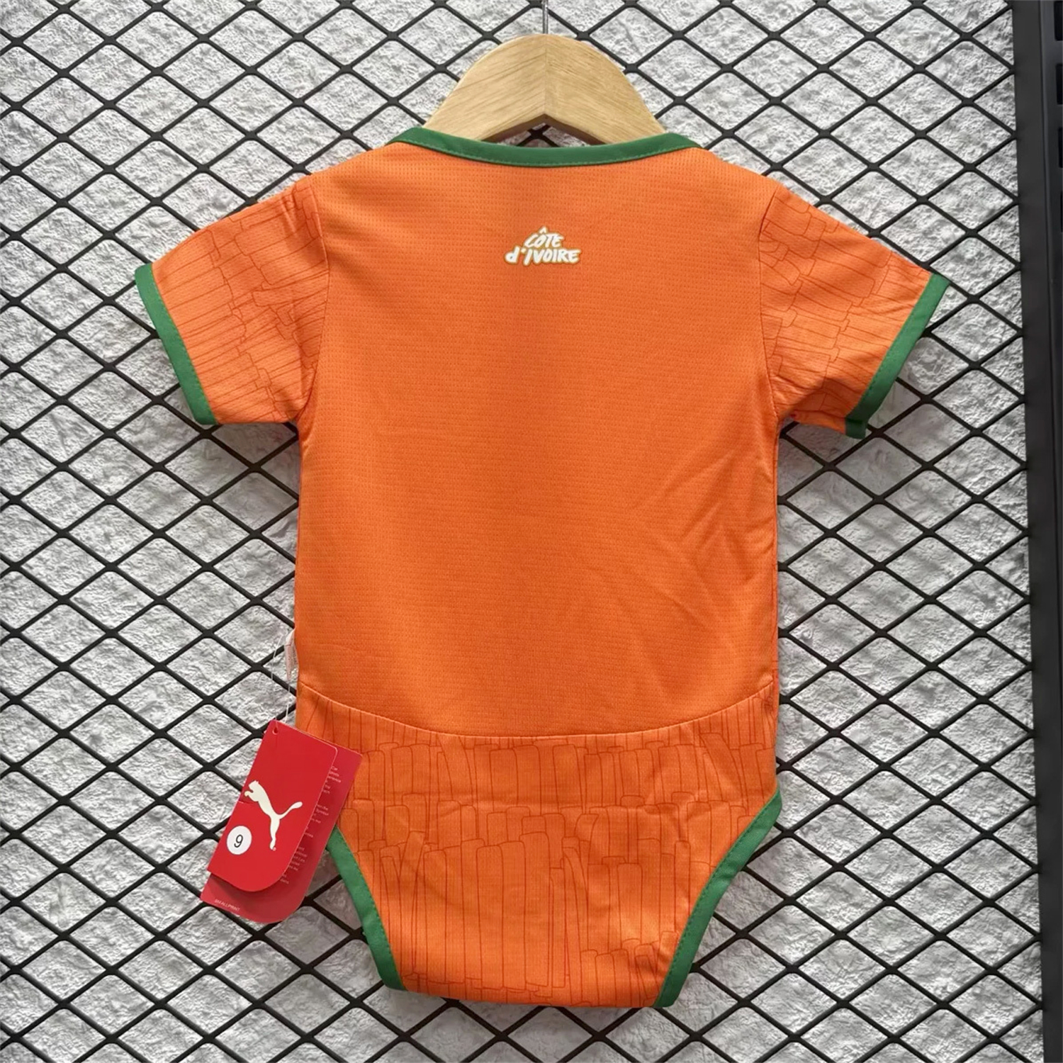 AlphaJersey-Ivory Coast 2026 Home Baby Crawling Suit