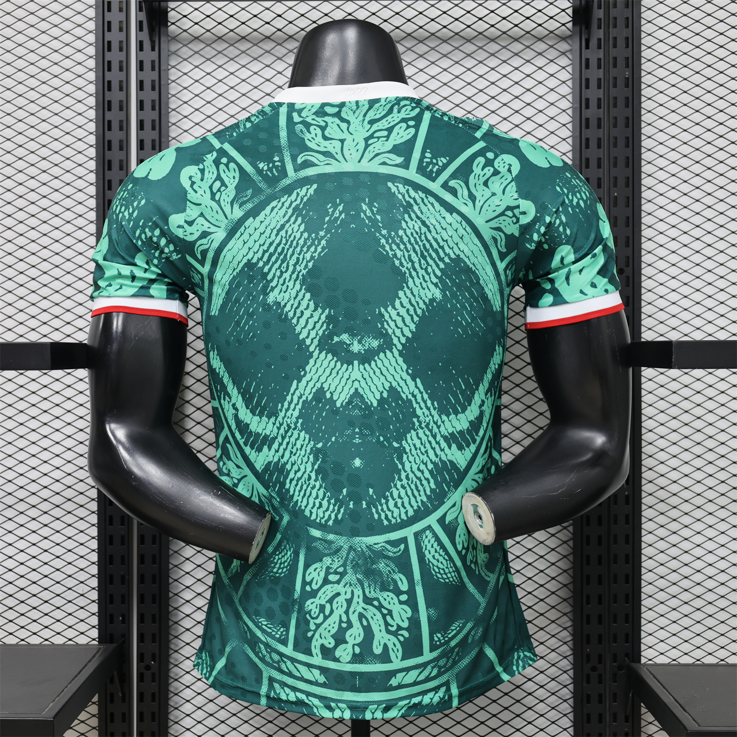 AlphaJersey-Mexico 2026 Green Totem Special Jersey - Player Version