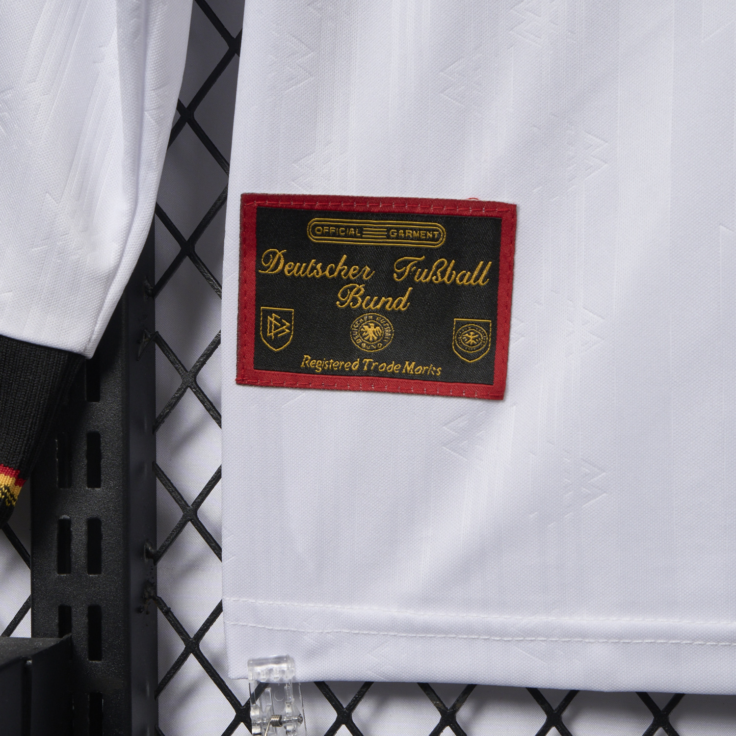 AlphaJersey-Retro Germany 1996 Home Long Sleeves Jersey