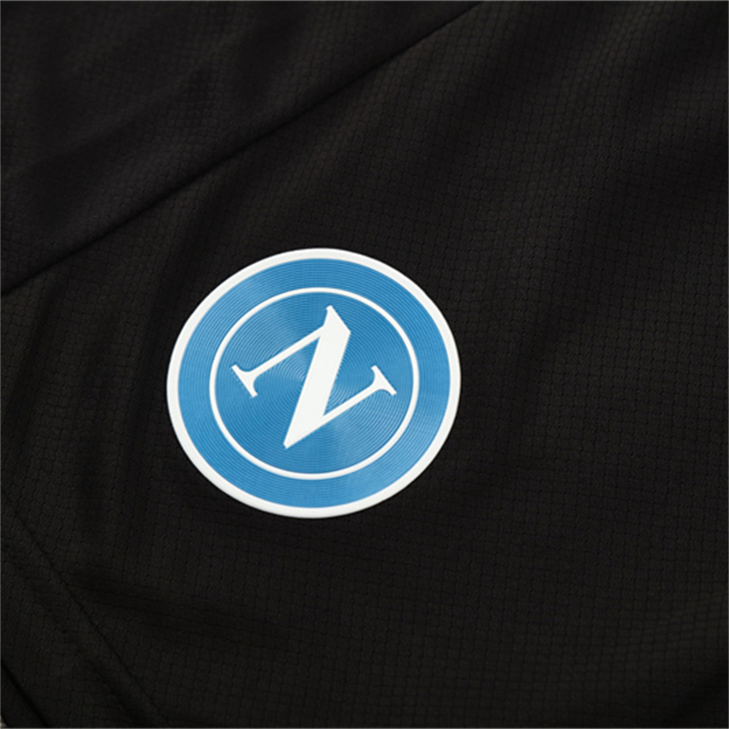 AlphaJersey-Napoli 25-26 Short-Sleeve Training Set - Blue Mecha Top & Black Shorts