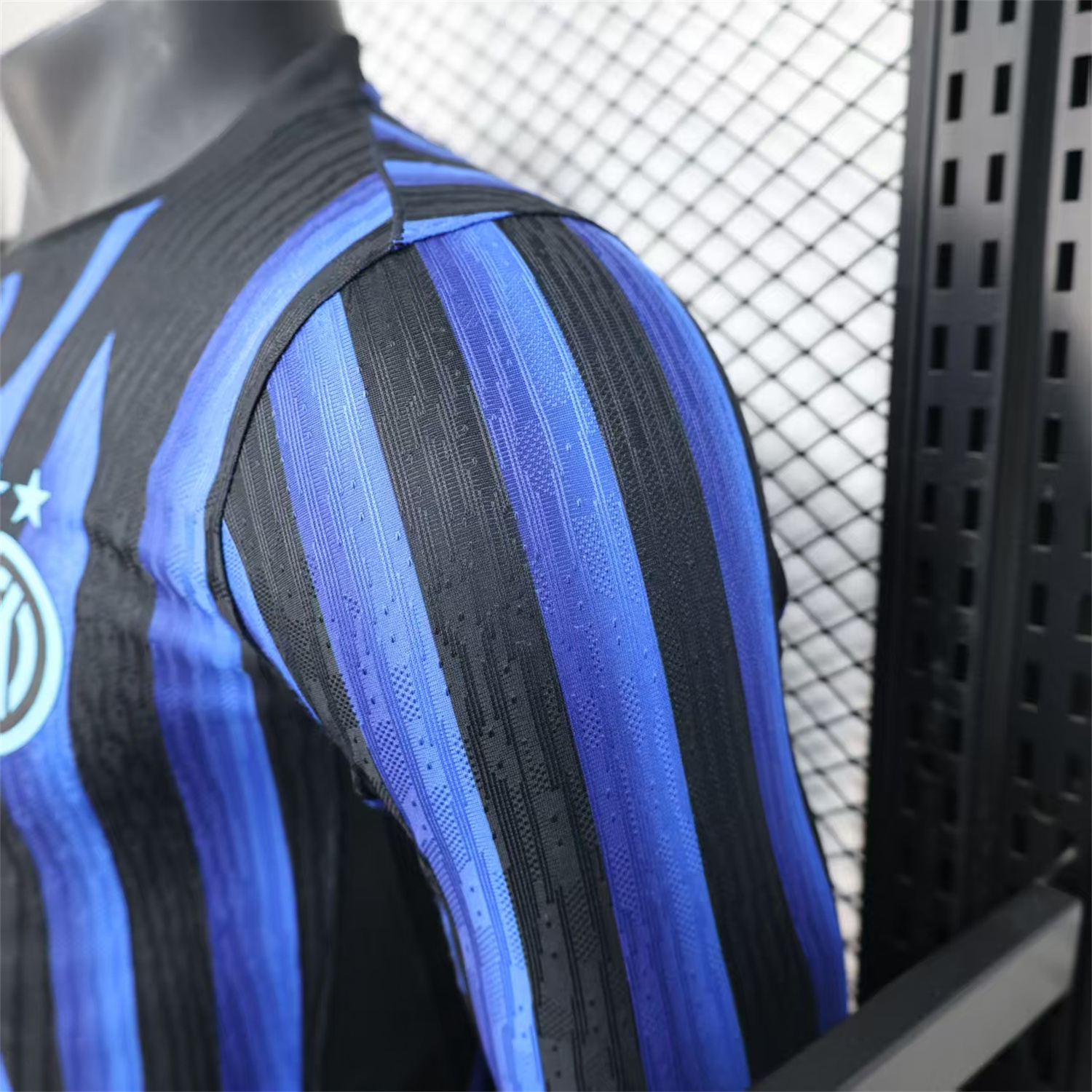 AlphaJersey-Inter Milan 25-26 Home Long Sleeve Jersey - Player Version
