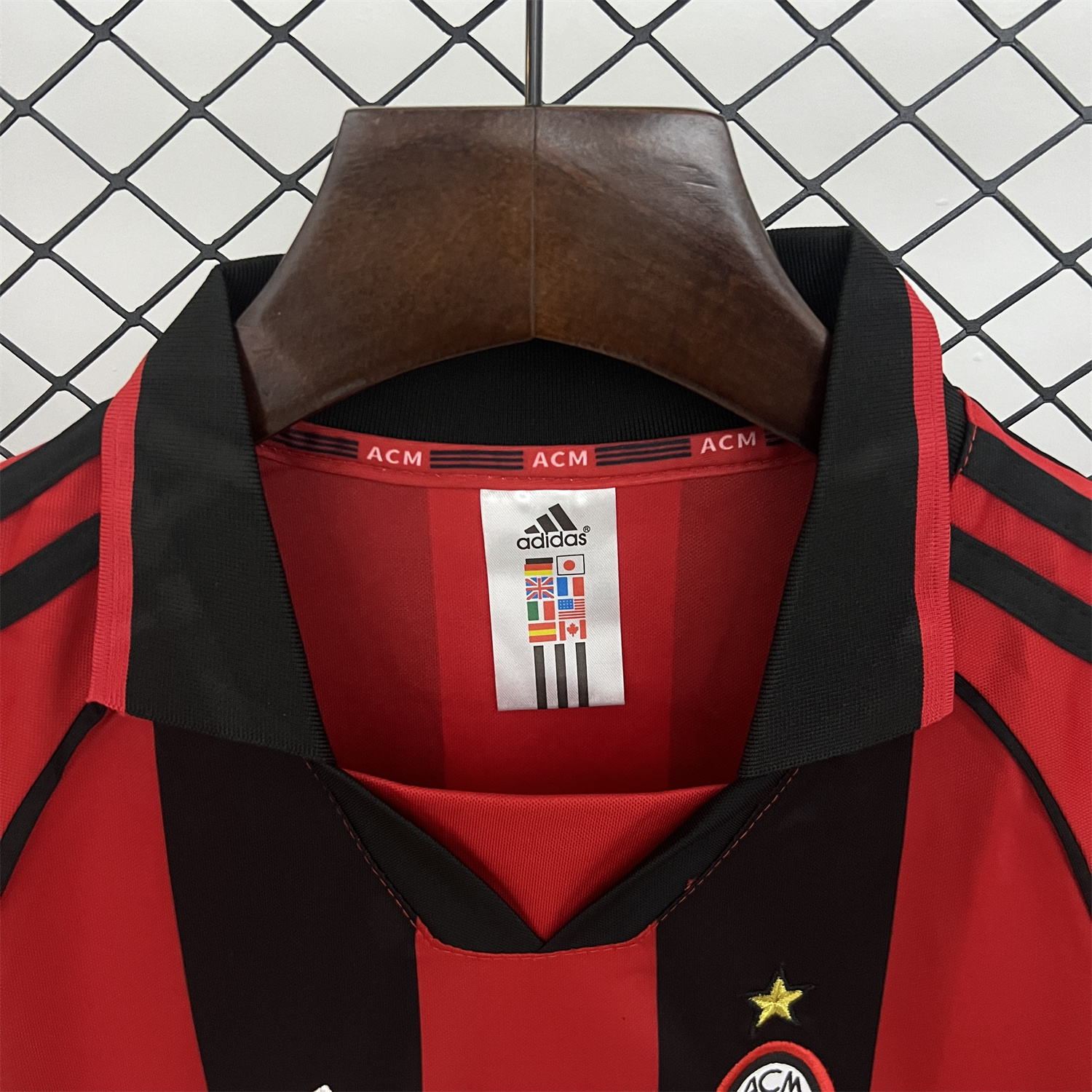 AlphaJersey-Retro AC Milan 1998-99 Home Kids Kit