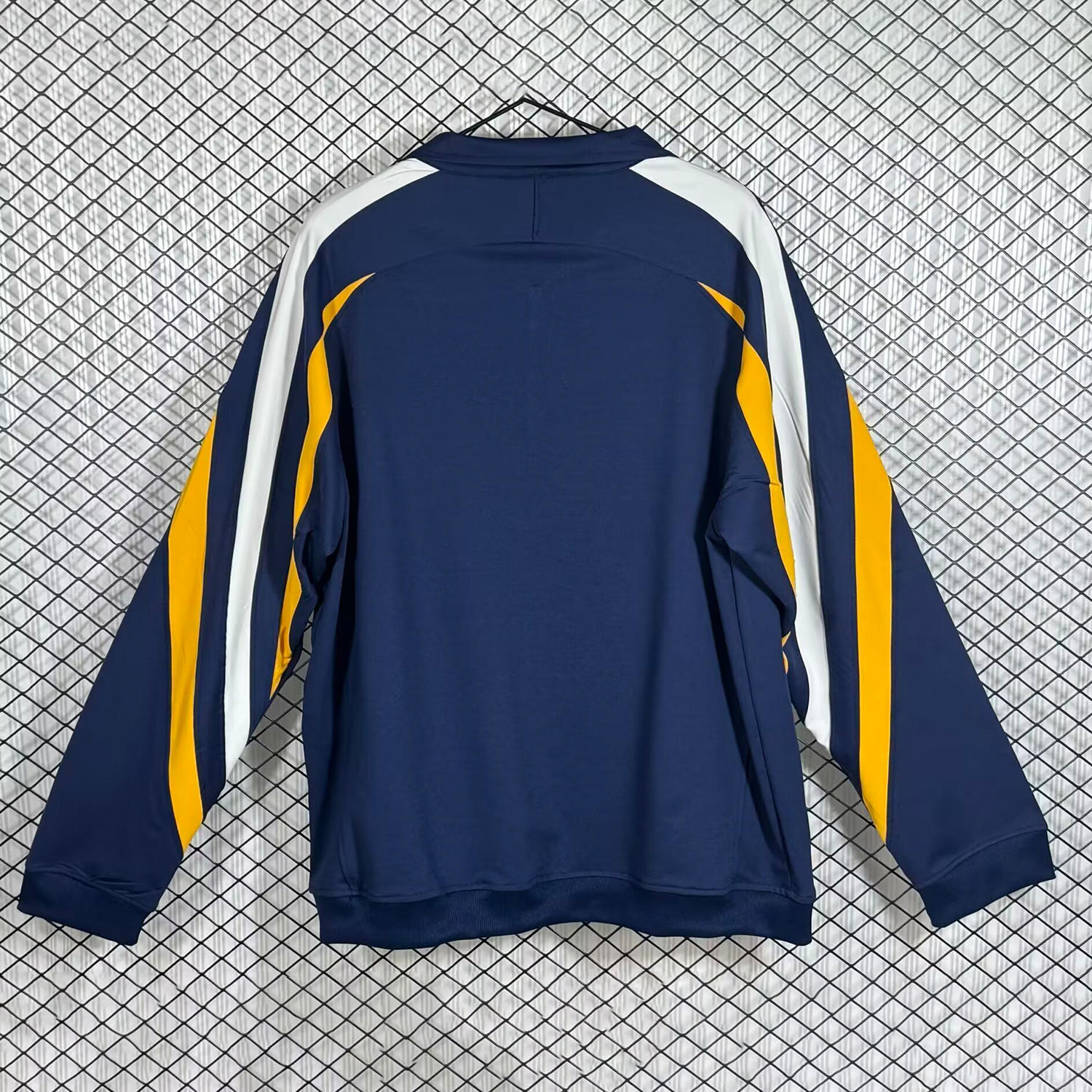 AlphaJersey-Real Madrid 25-26 Windbreaker Jacket - Blue And Yellow