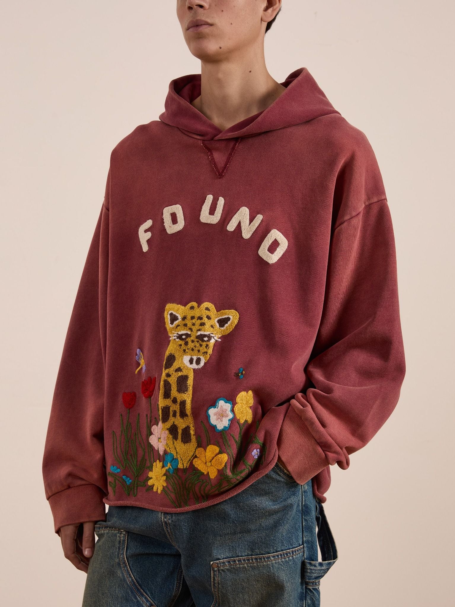 Embroidered Wildlife Hoodie | Modern Menswear by yycbvcnbmmnbm