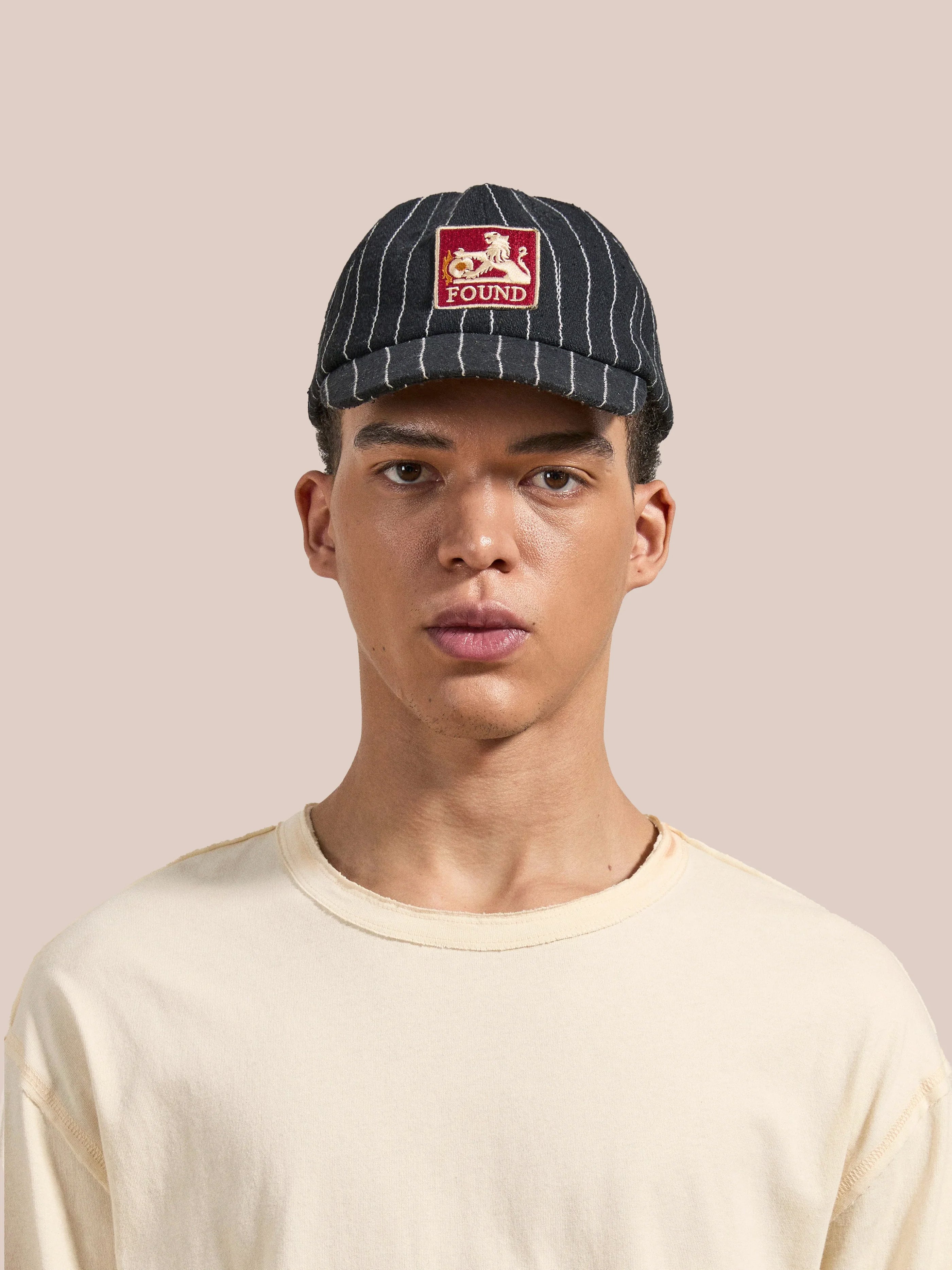 Pinstripe Lion Cap | Modern Menswear by yycbvcnbmmnbm