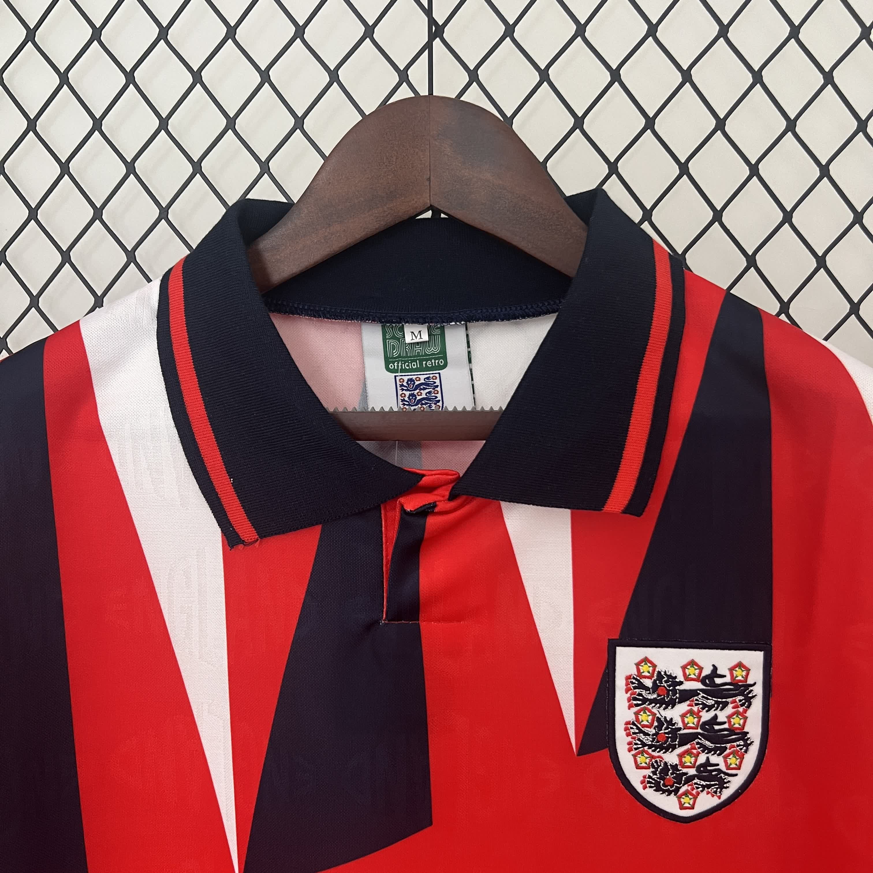 AlphaJersey-Retro England 1992 Away Jersey - Fans Version
