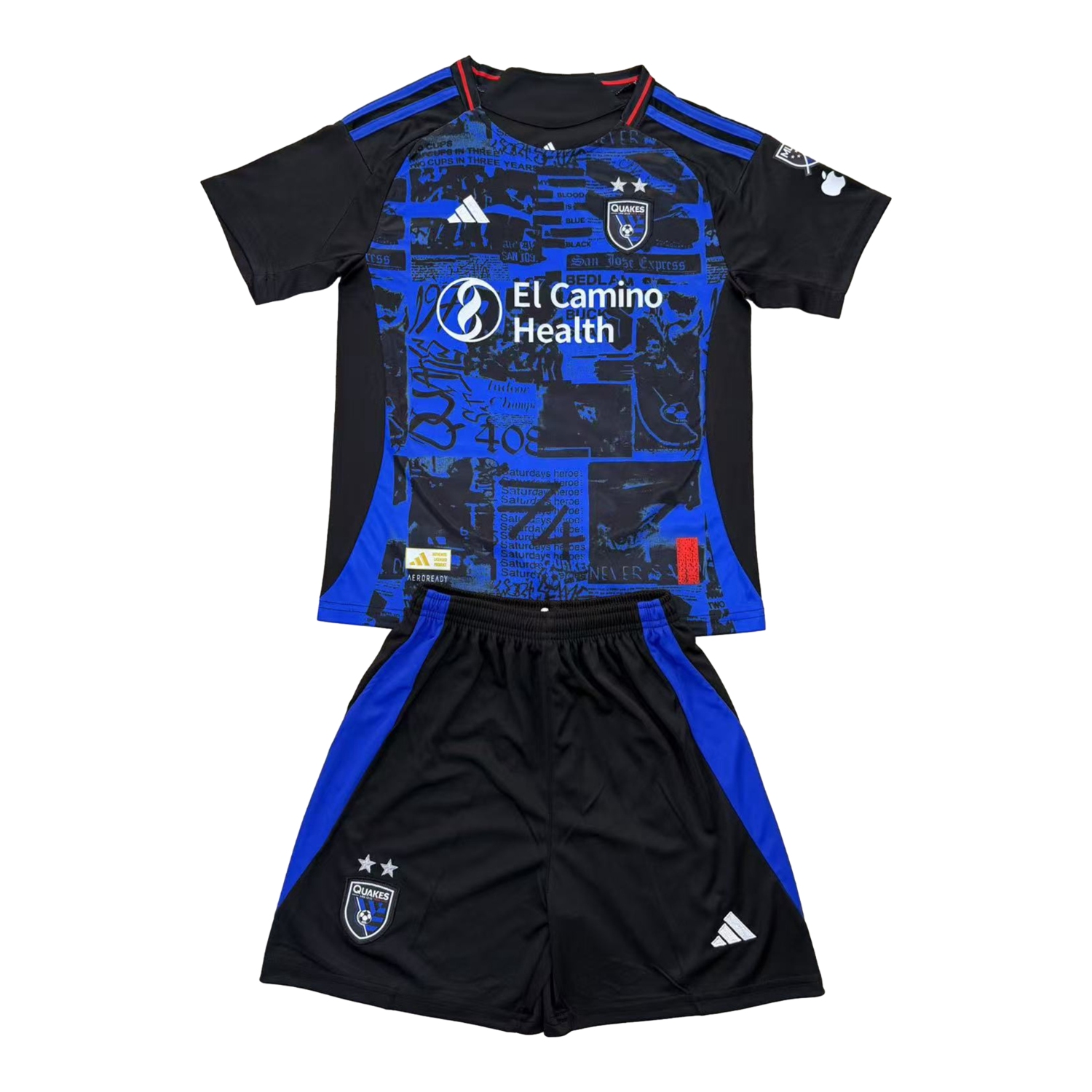 AlphaJersey-San Jose Earthquakes 25-26 Home Kids Kit