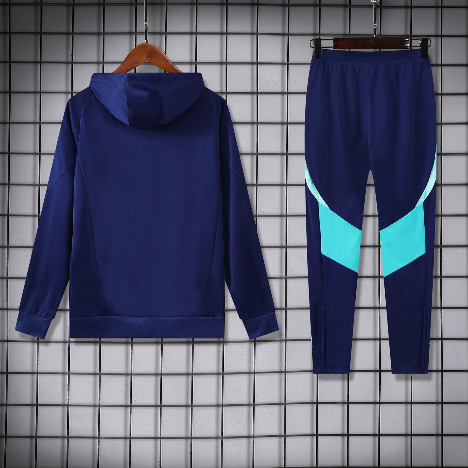AlphaJersey-Flamengo 25-26 Training Hoodie Set - Royal Blue Top and Pants