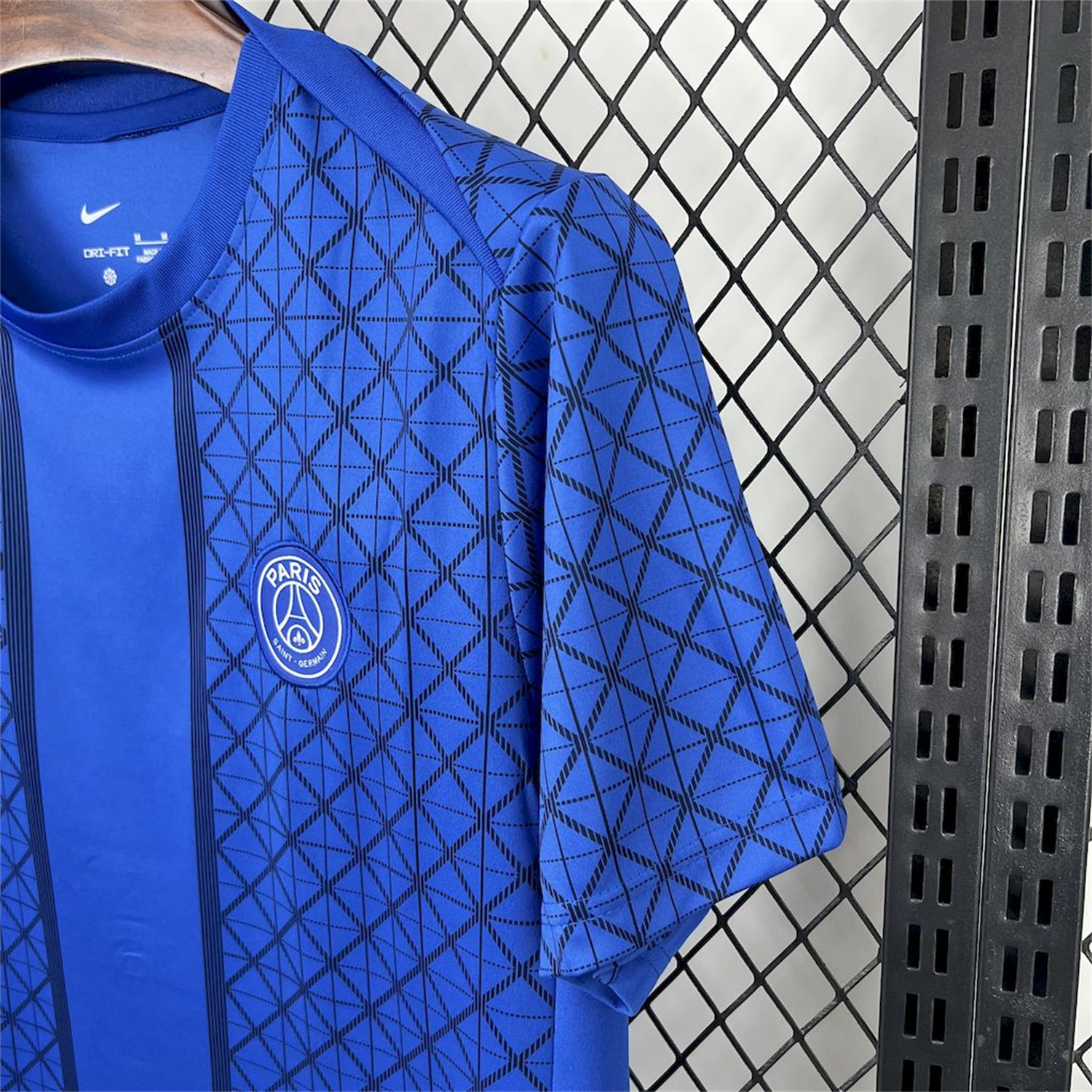 AlphaJersey-Paris Saint-Germain PSG 25-26 Blue Pre-Match Training Jersey - Fans Version