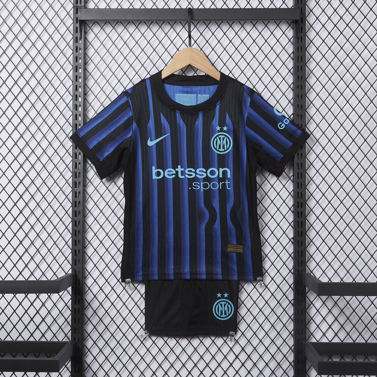 AlphaJersey-Inter Milan 25-26 Home Kids Kit - Player Version