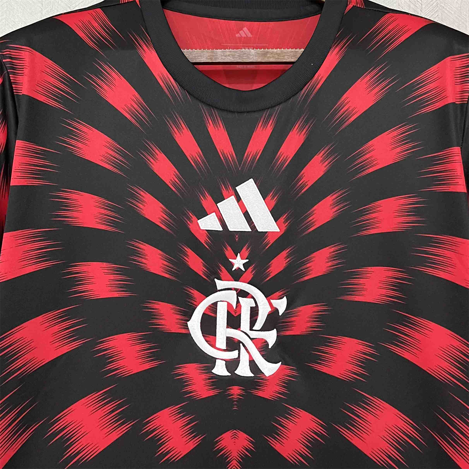 AlphaJersey-Flamengo 25-26 Pre-Match Jersey with Sponsors - Fans Version