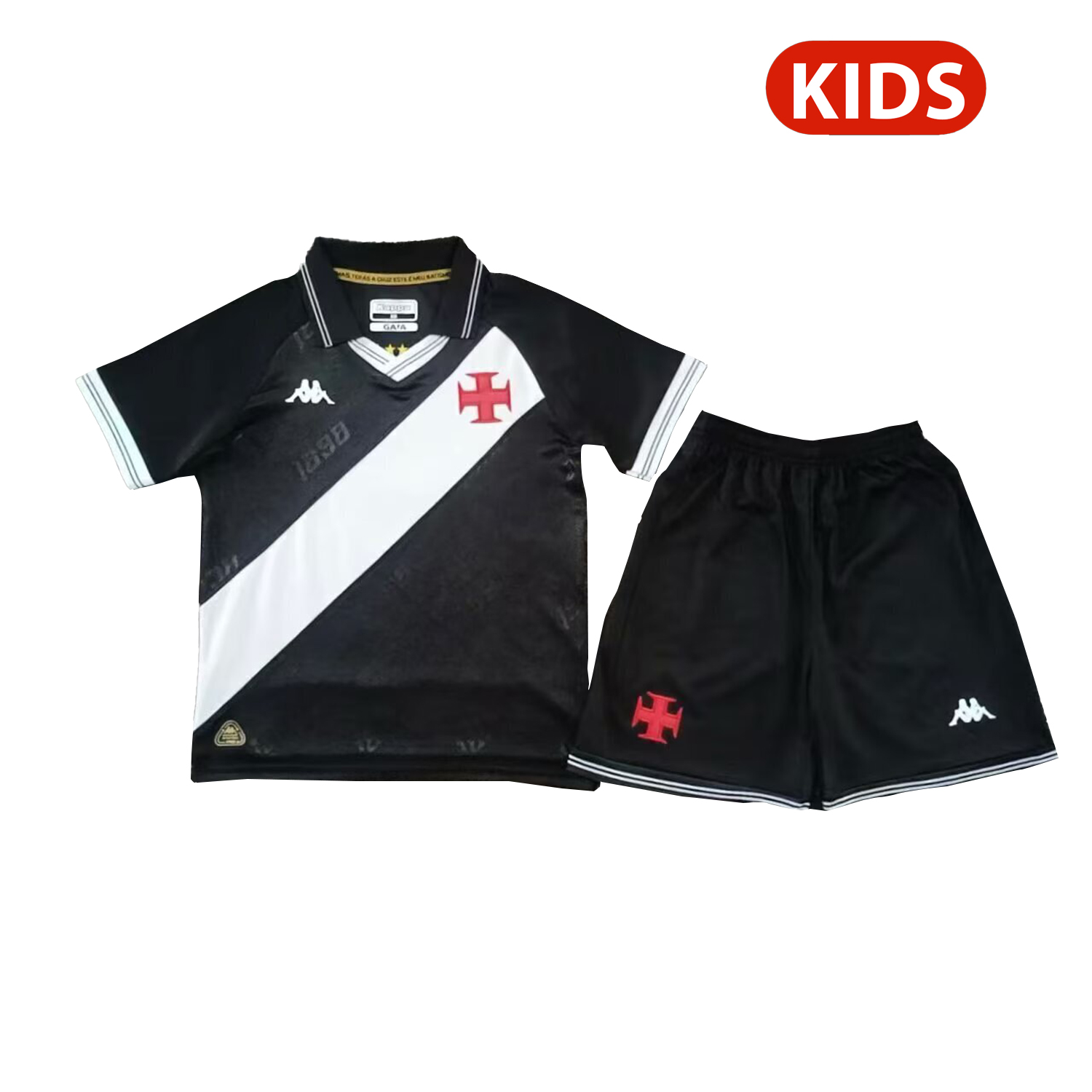 AlphaJersey-Vasco da Gama 25-26 Home Unsponsored Kids Kit