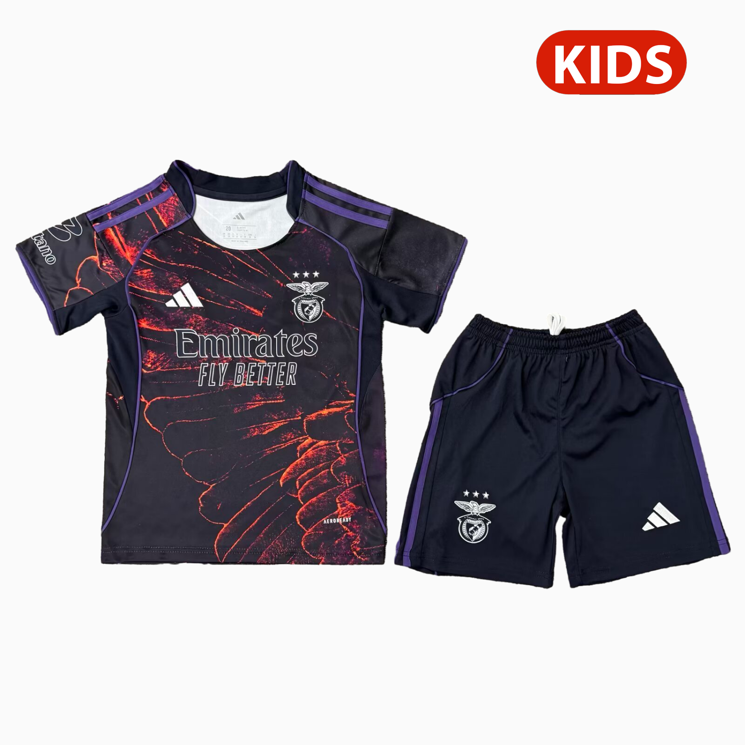 AlphaJersey-Benfica 25-26 Fourth Kids Kit