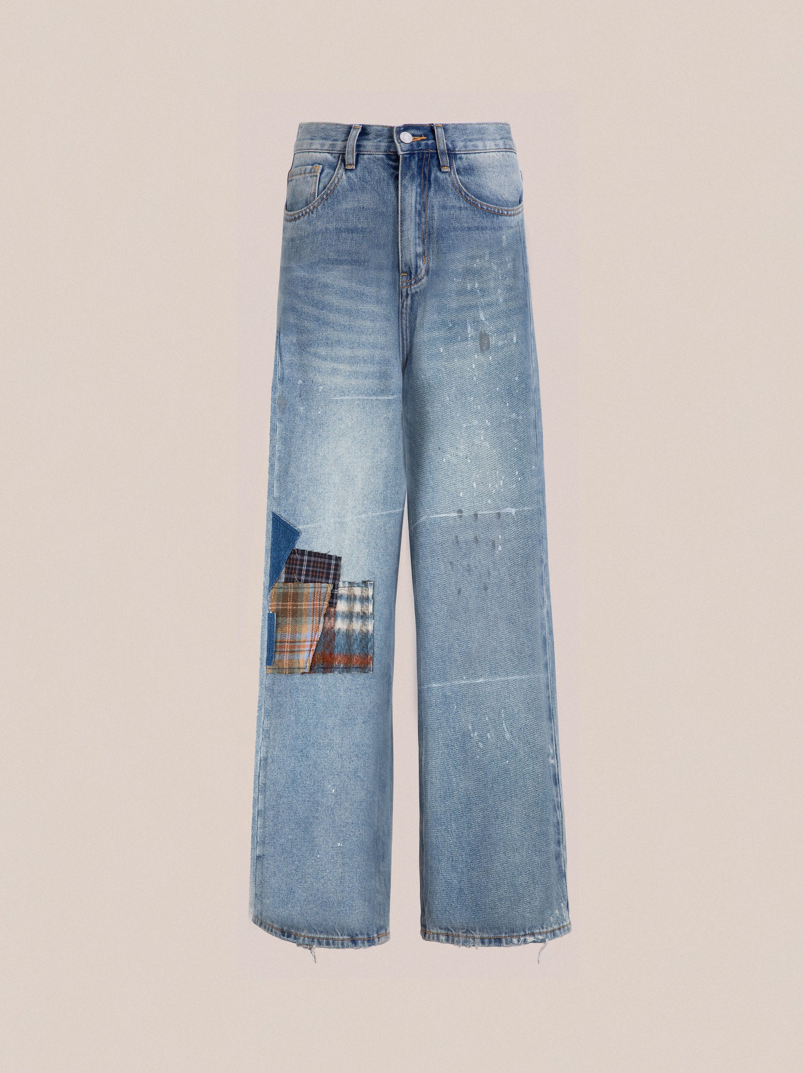 Mix Patch Jeans | Modern Menswear by yycbvcnbmmnbm