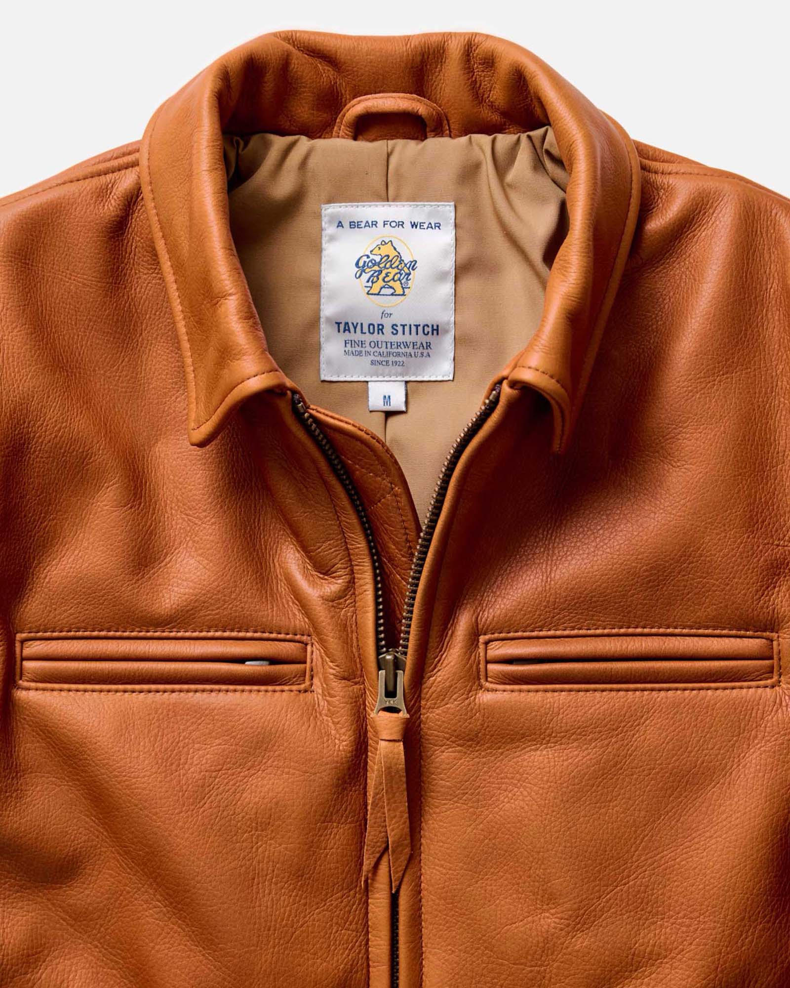 The Moto Jacket in Whiskey Steerhide | Modern Menswear by yycbvcnbmmnbm